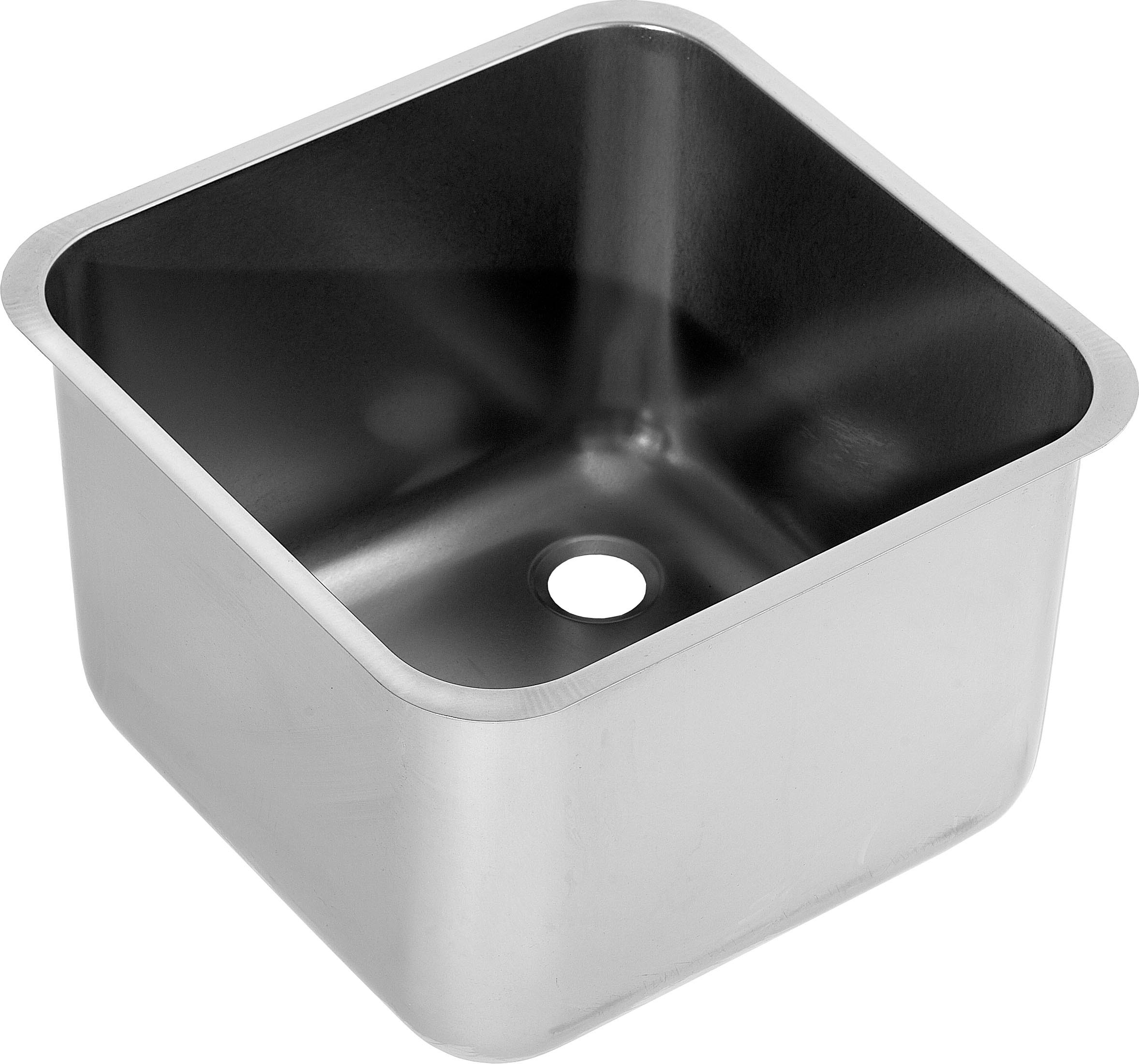 Bac à souder L2G 100mm avec bonde et surverse - Équipement CHR