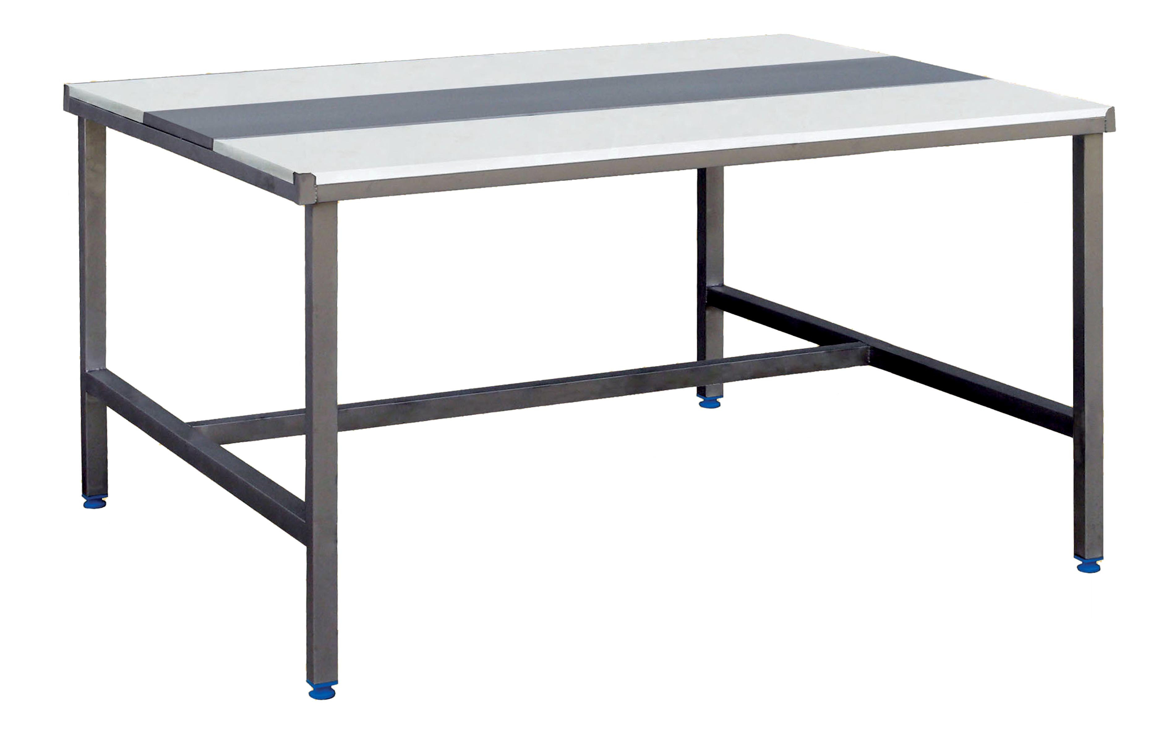 Table de découpe mixte face à face L2G - Châssis inox AISI 304 durable