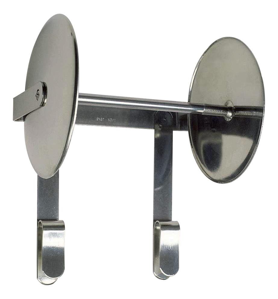 Porte-rolls inox L2G - Support suspendu pour barre à dents