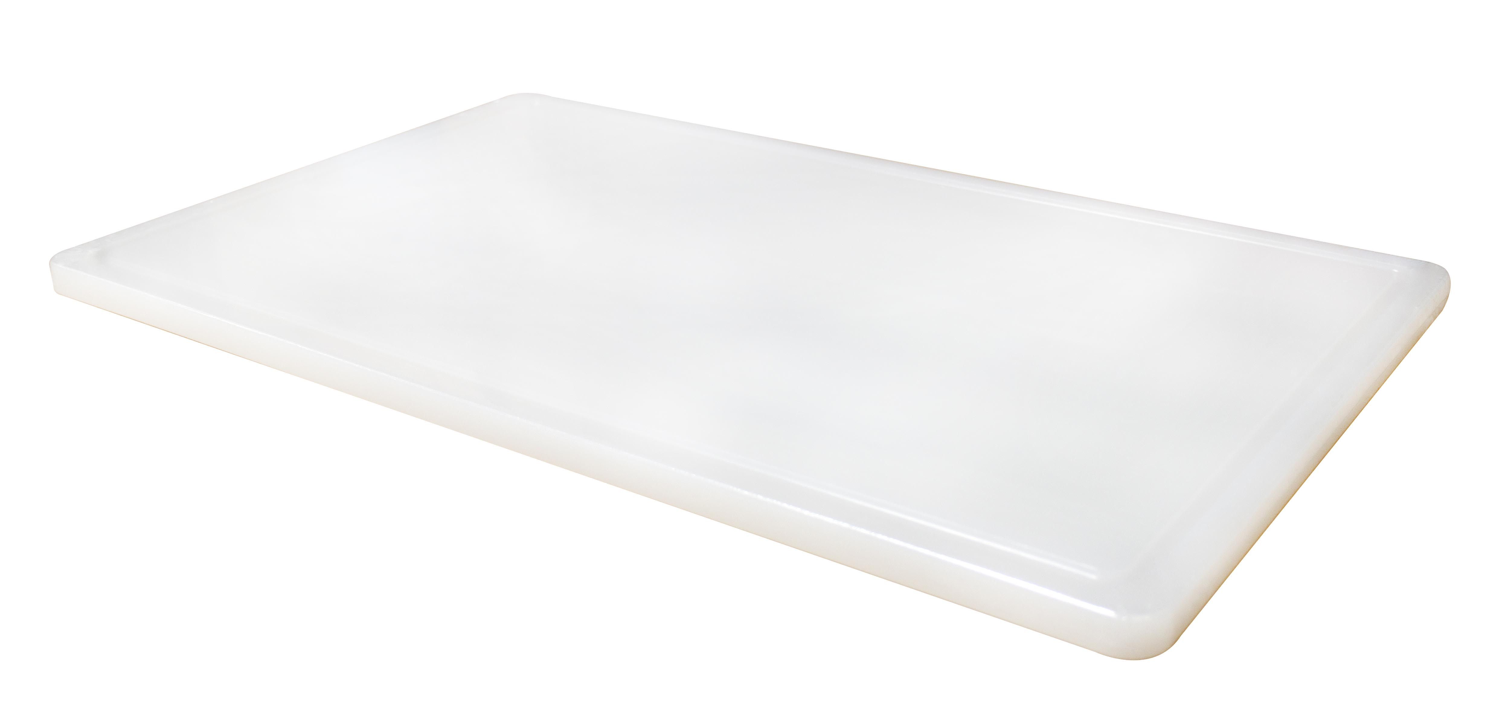 Plaque de découpe GN1/1 L2G - Polyéthylène blanc professionnel HACCP