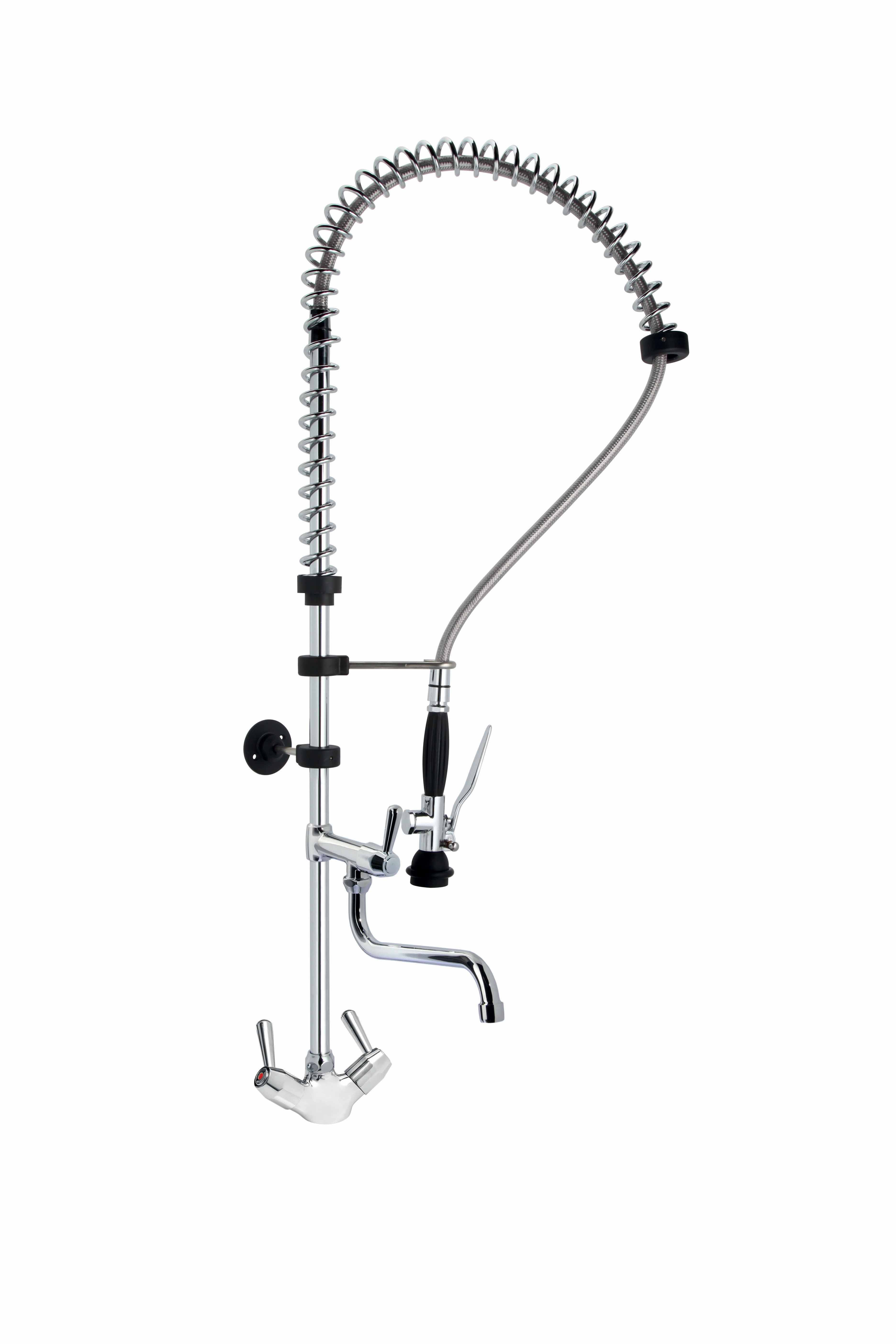 Douchette EC/EF L2G pour cuisines professionnelles - Flexible inox 1m