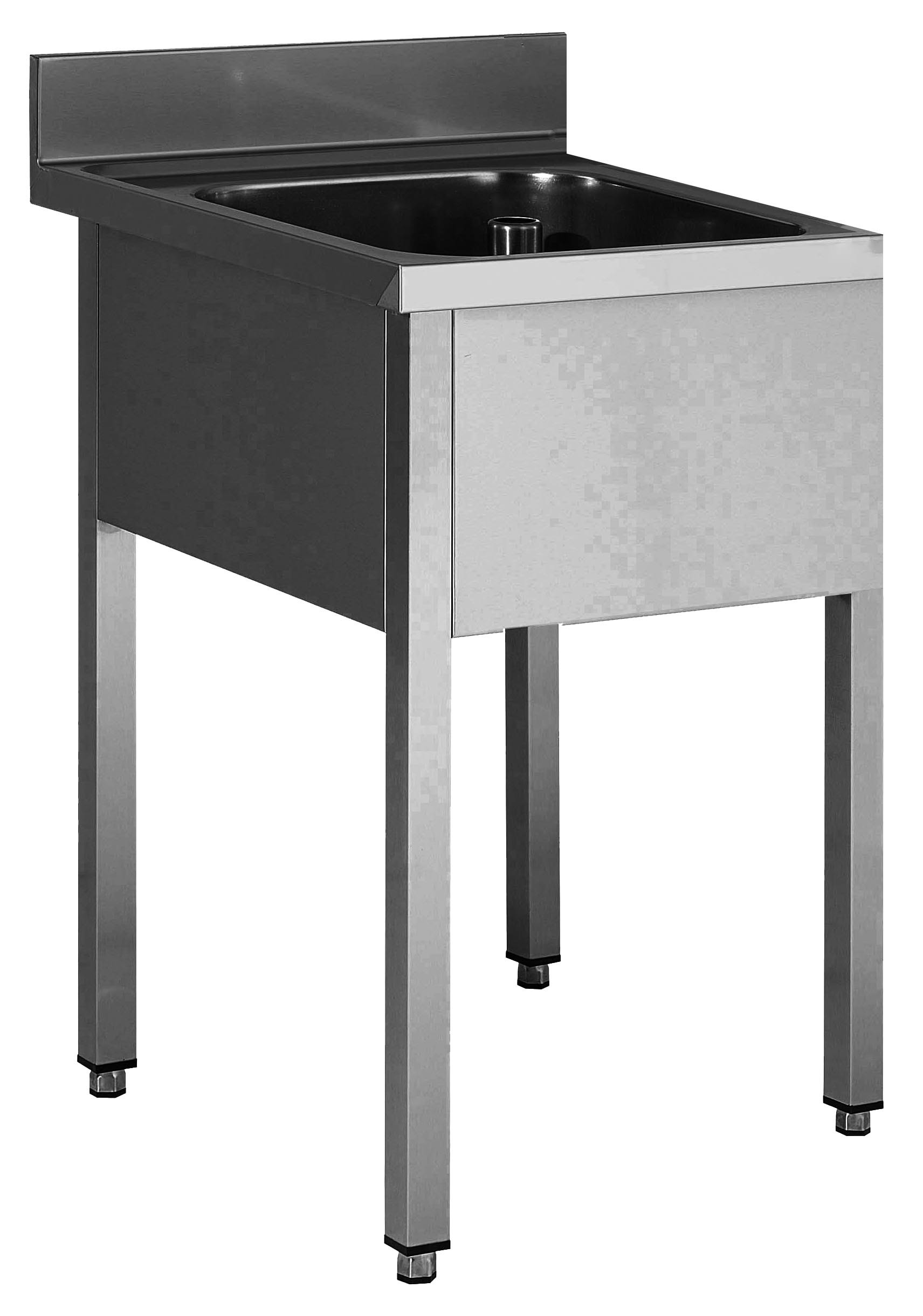 Plonge Inox Soudée L2G - Bac Professionnel 500x400x250mm | Cuisine