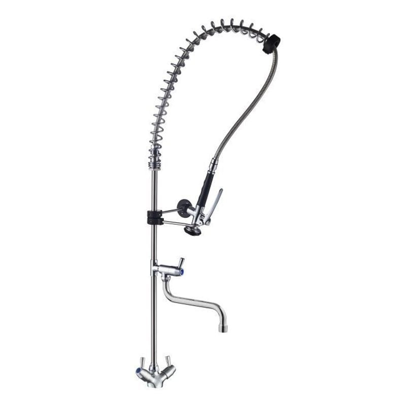 Douchette EC/EF L2G sur plonge - Mélangeur 1/4 tour professionnel CHR