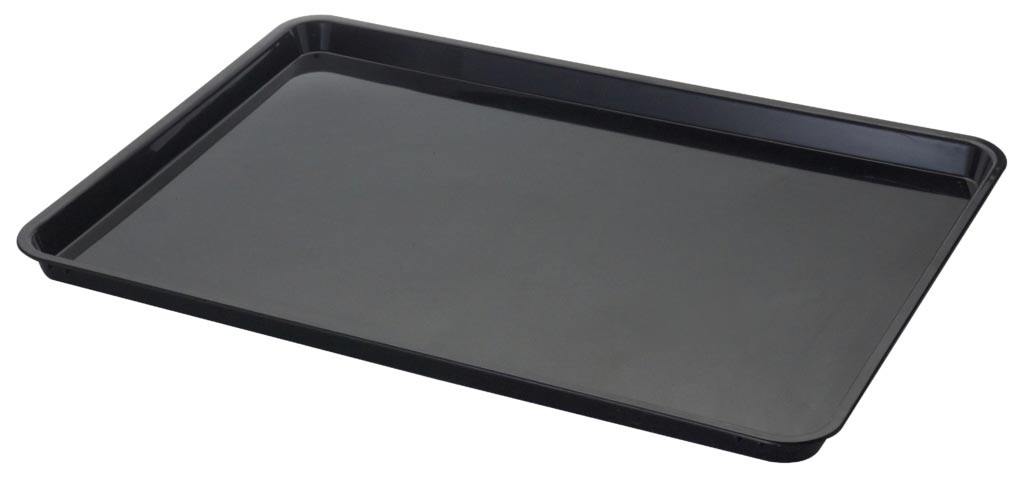 Plateau de service L2G 600x400 mm ABS noir - Professionnel CHR