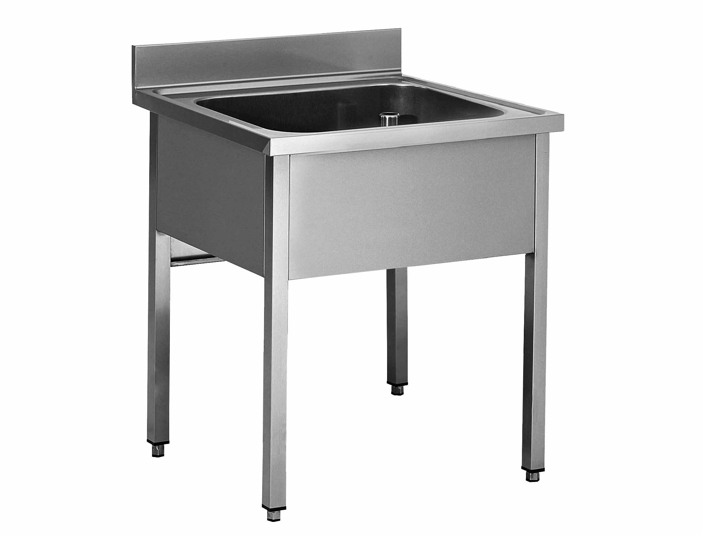 Plonge inox 304 démontable L2G - Bac professionnel 500x400x250 mm