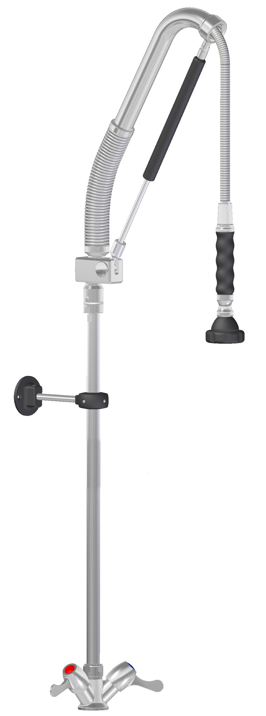 Douchette automatique L2G EC/EF - Installation sur plonge monotrou CHR