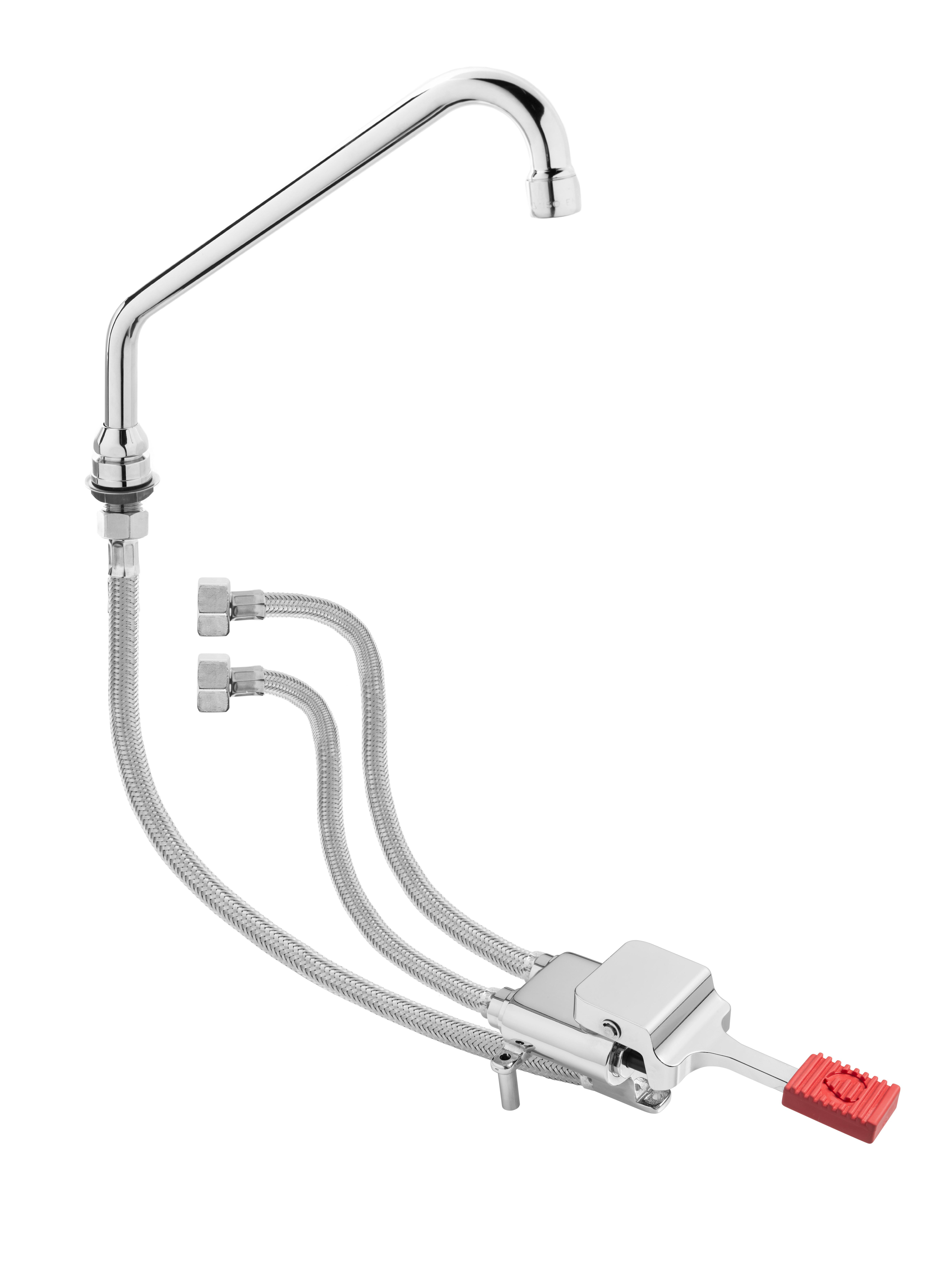 Commande au pied L2G EC/EF - Pédale mitigée pour évier professionnel