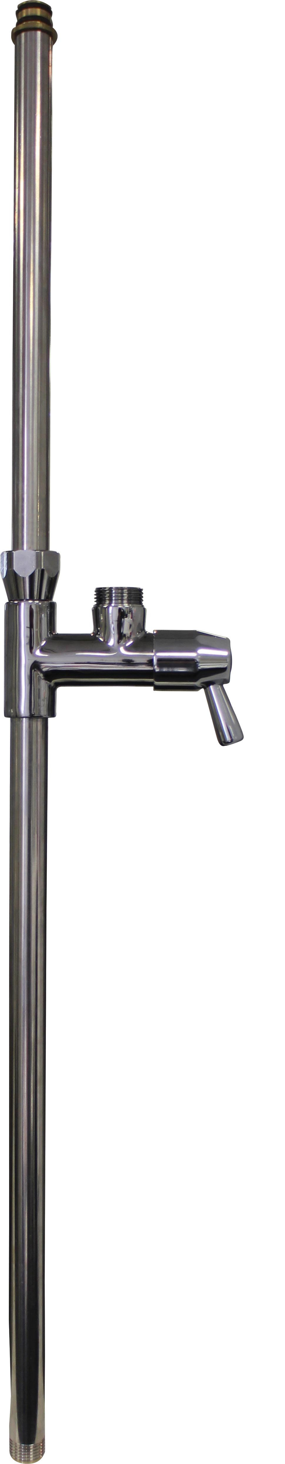 Mât de douchette L2G H-750 mm - Étagère acier pour cuisine pro