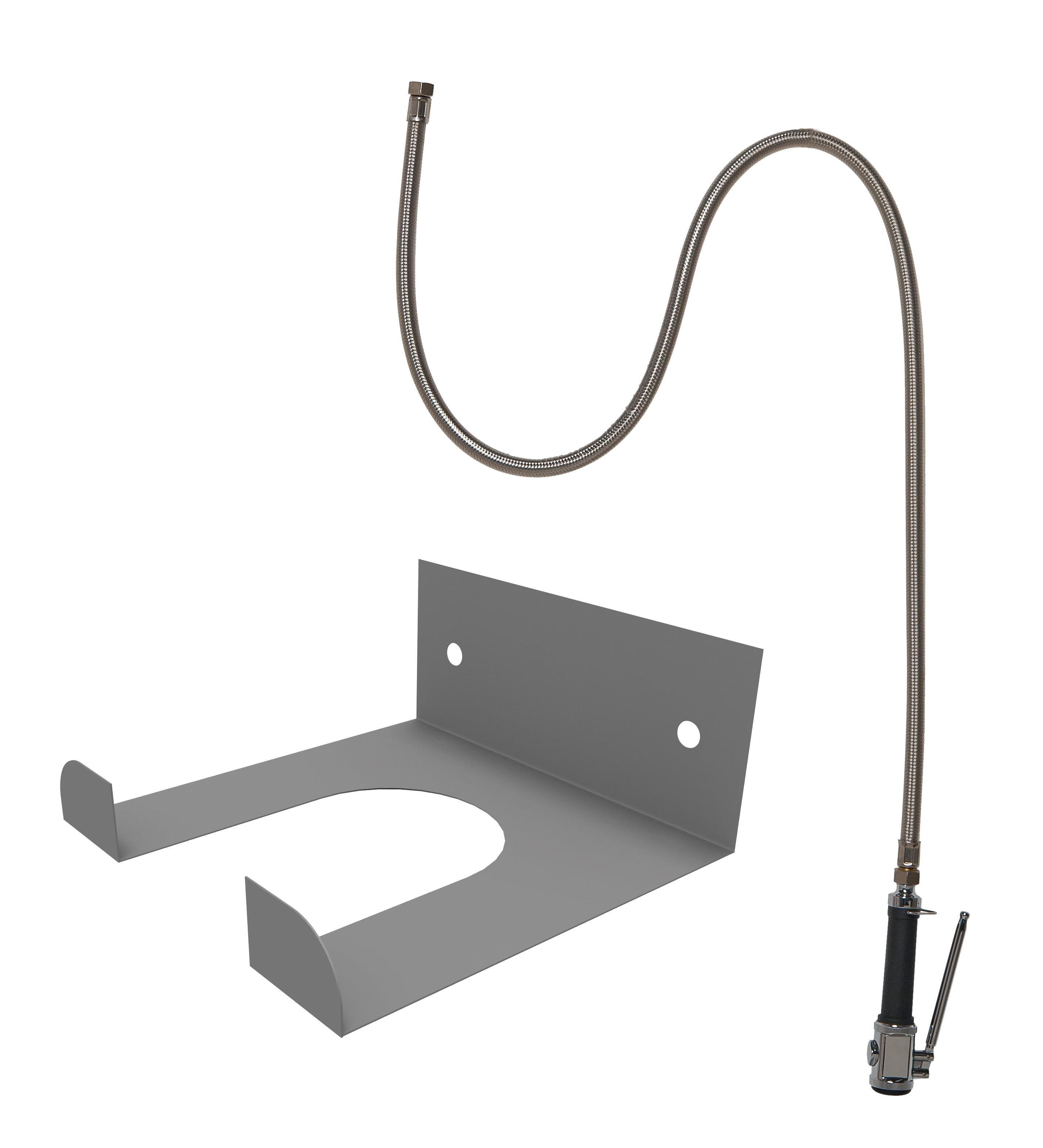 Douchette professionnelle L2G - Flexible inox 2000 mm pour cuisine CHR