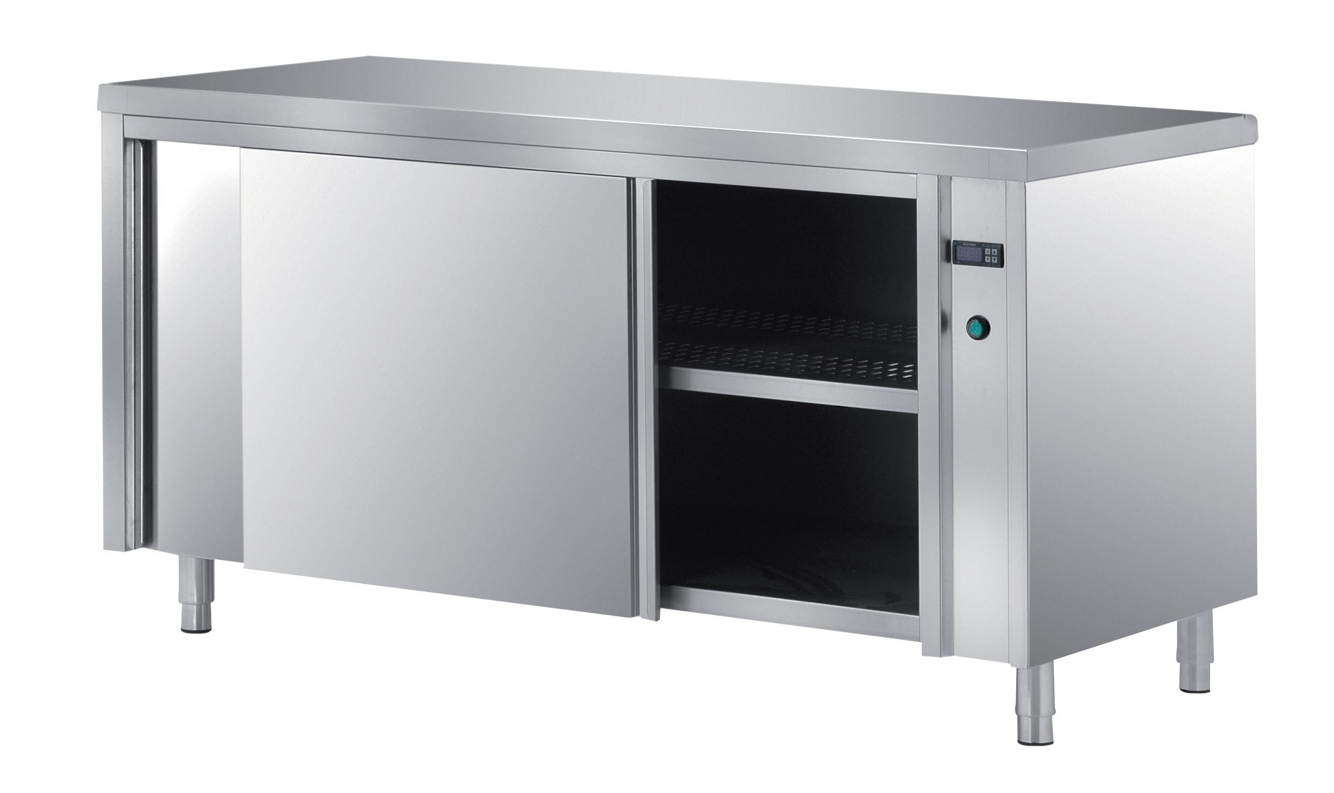 Meuble étuve inox 304 L2G - Chauffage ventilé 0-90°C - 2000W