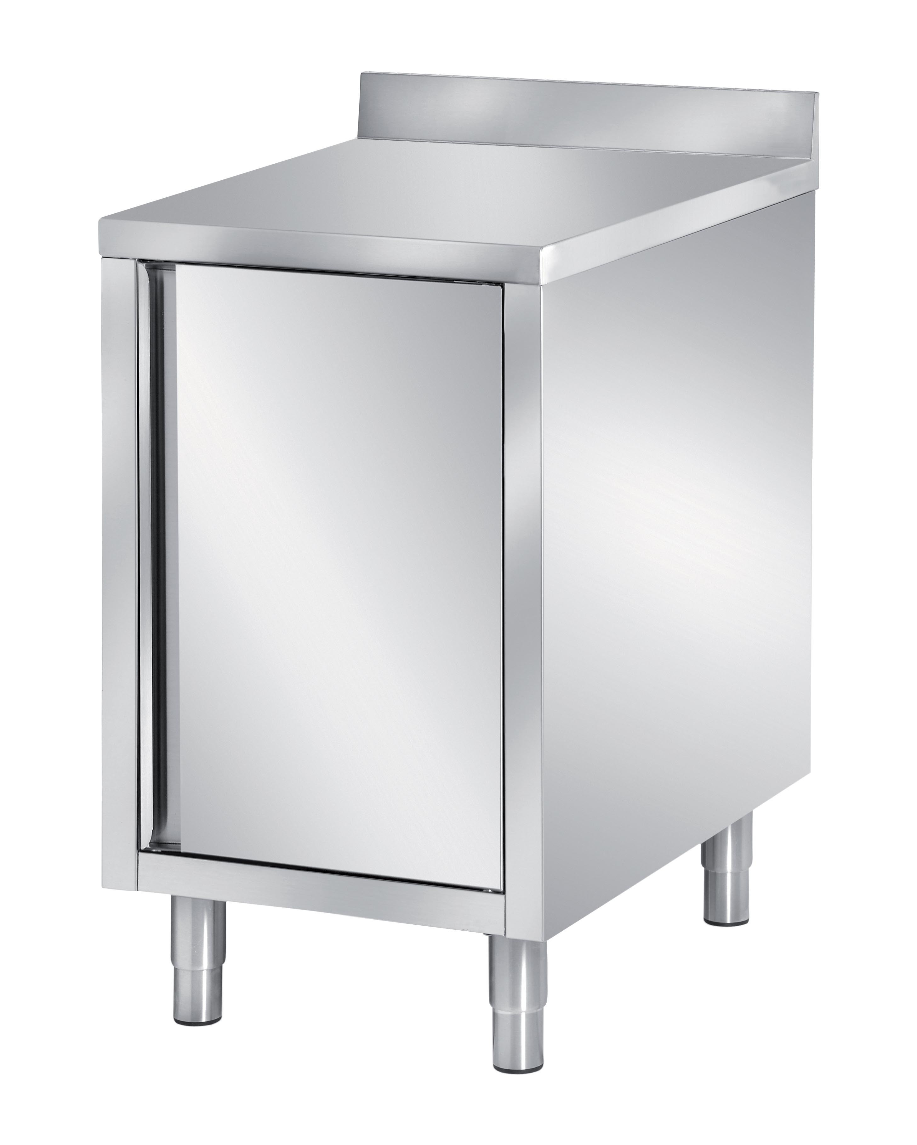 Meuble bas inox adossé L2G - Meuble professionnel pour cuisine CHR