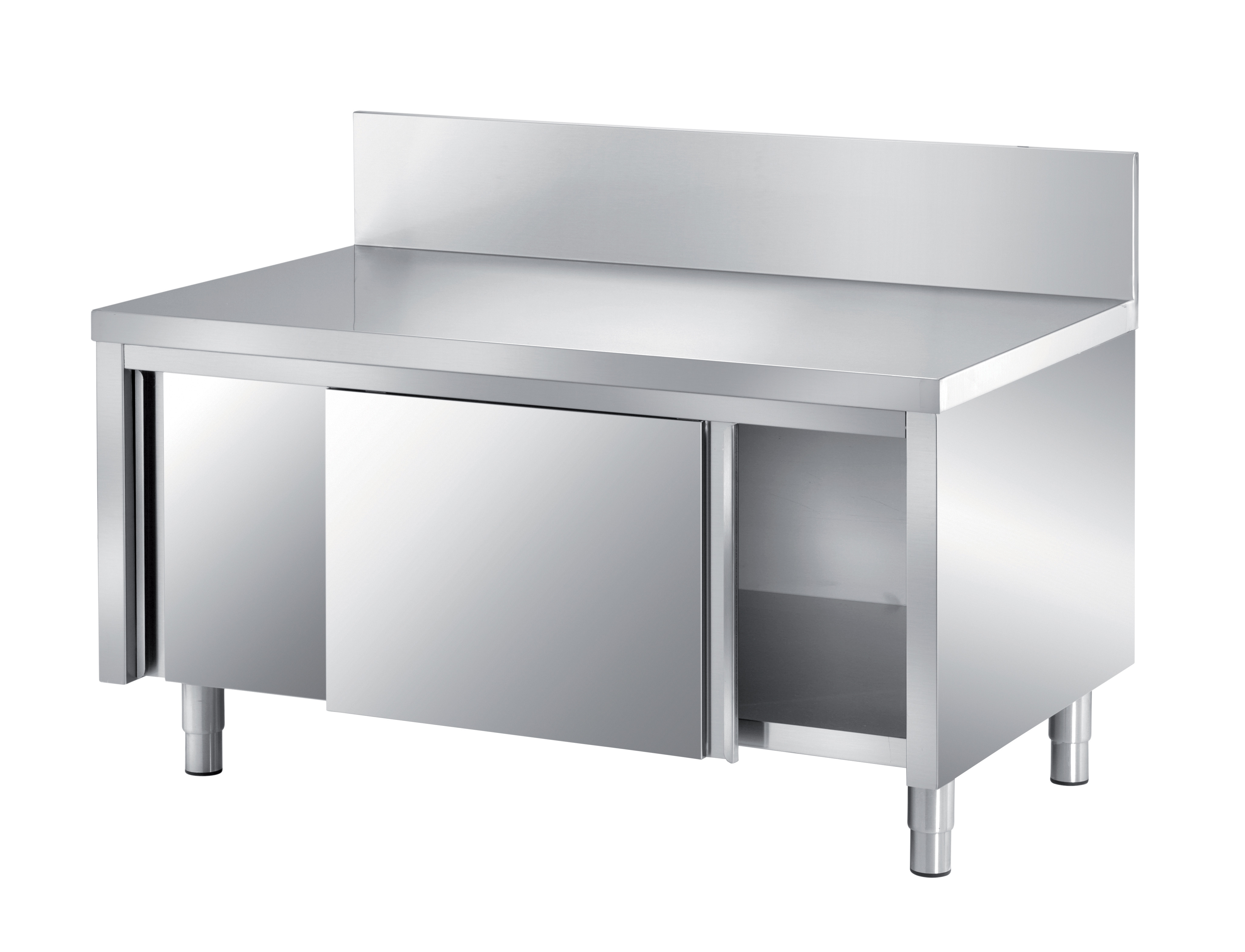 Meuble trancheur inox 304 L2G - Dosseret 200x20 mm pour boucherie