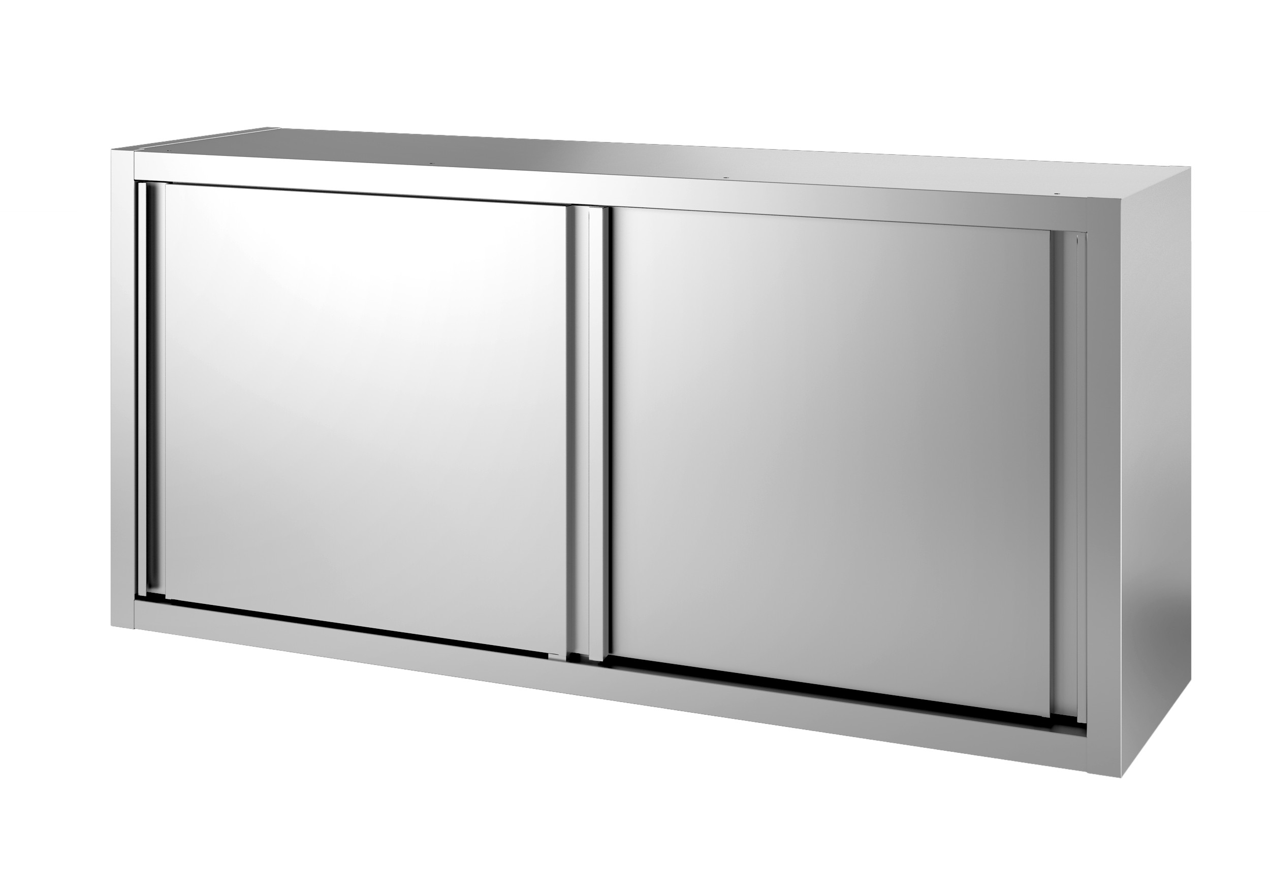 Armoire suspendue inox 304 L2G avec portes coulissantes - Cuisine pro