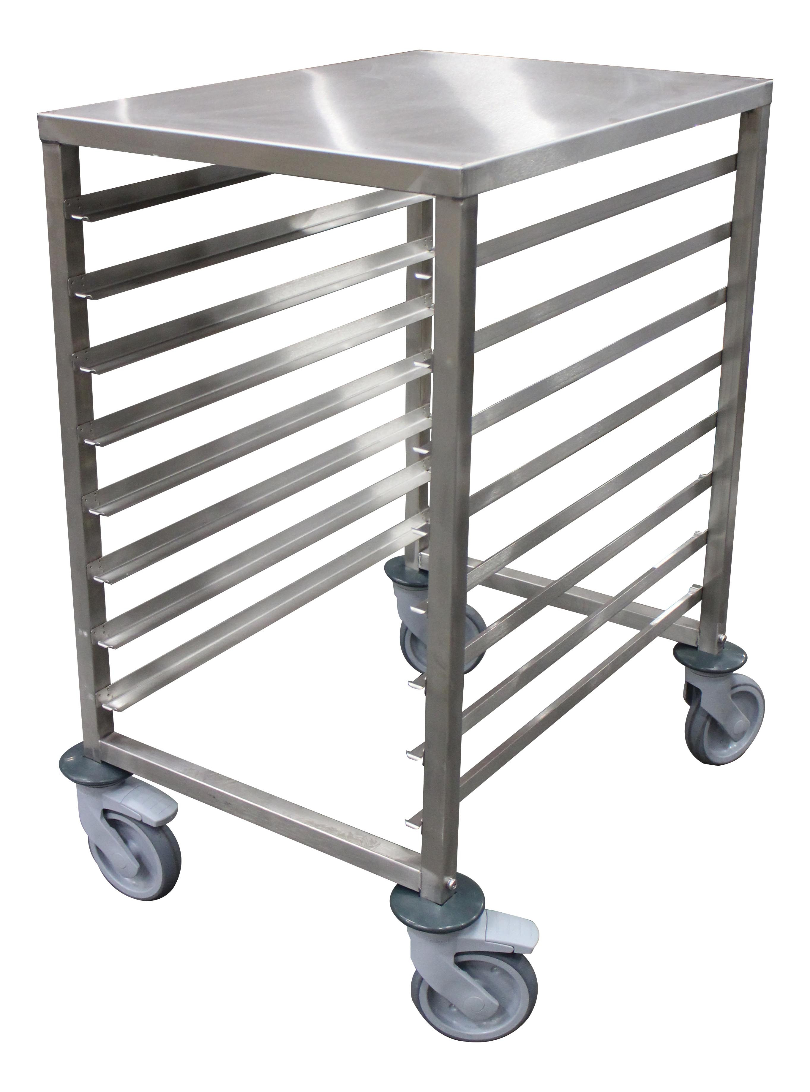 Échelle basse inox L2G GN1/1 - 10 niveaux - Transport et stockage bacs