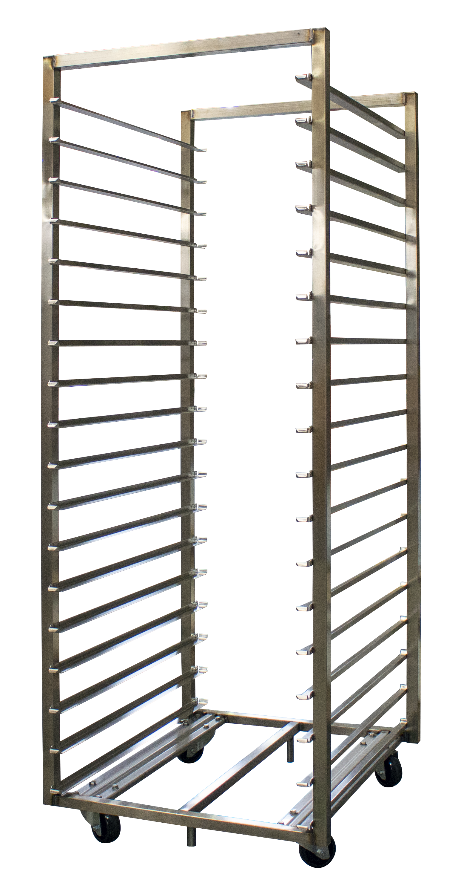 Chariot de cuisson L2G 18 niveaux - 400x800 mm - Pour fours Bongard