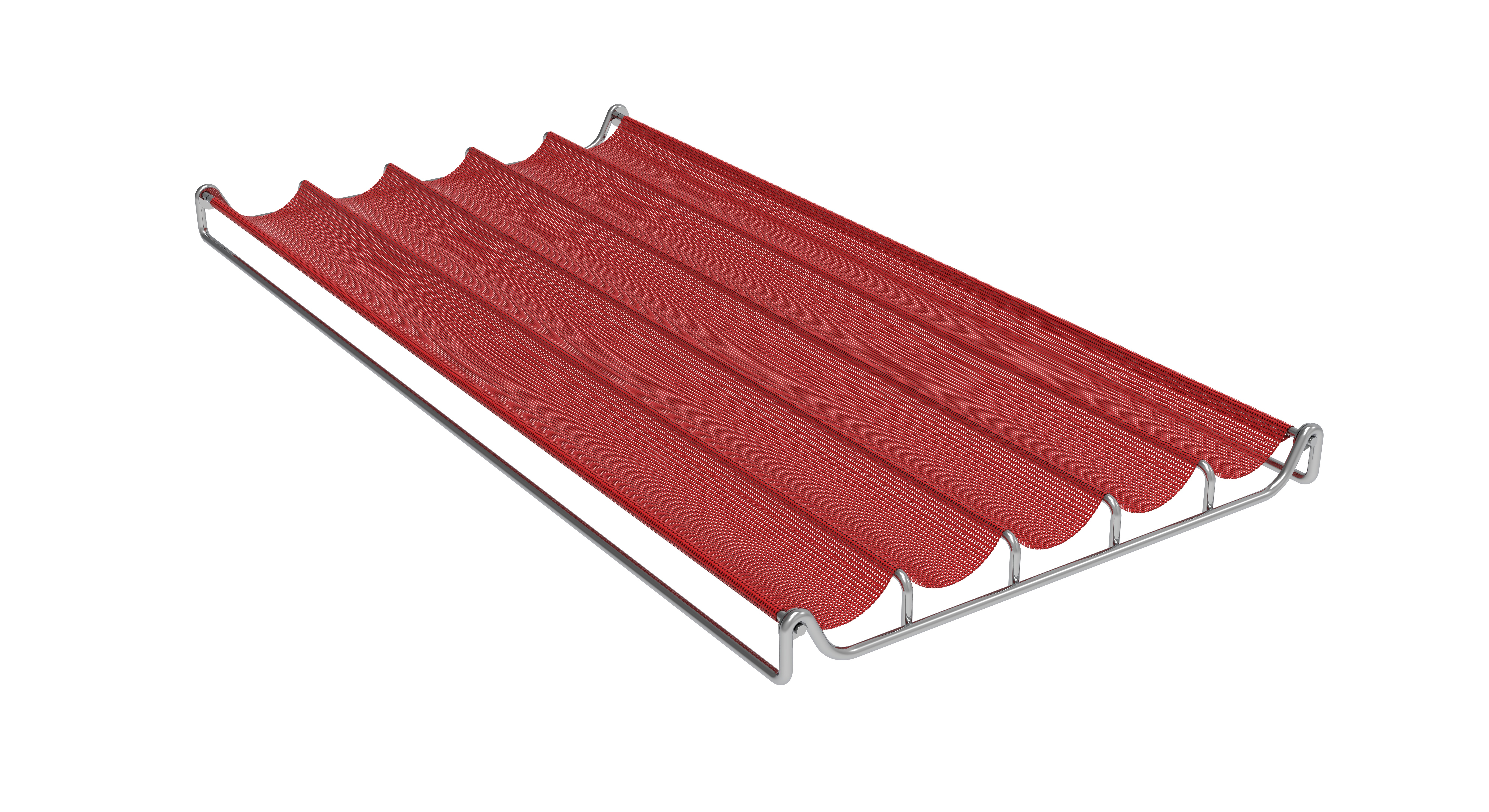 Filet de cuisson inox L2G revêtu silicone pour bacs 400x800 mm