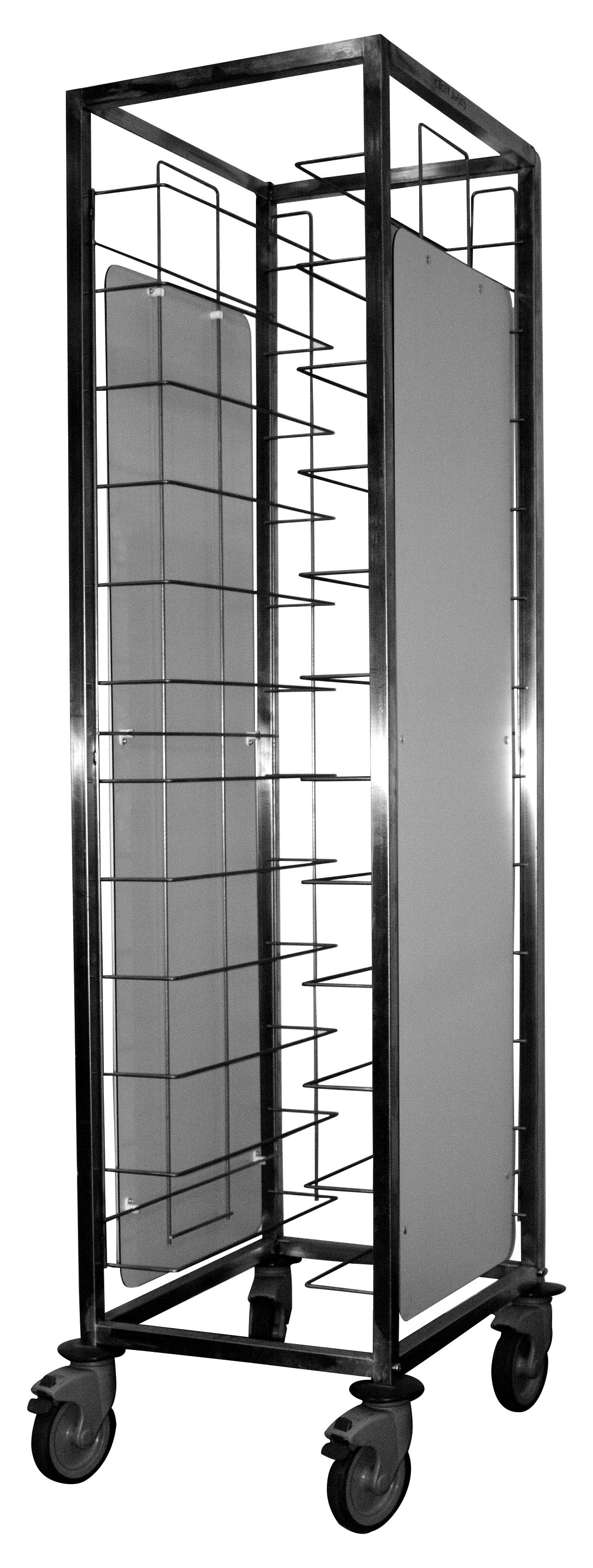 Chariot inox 12 niveaux L2G - Organisation et rangement professionnel