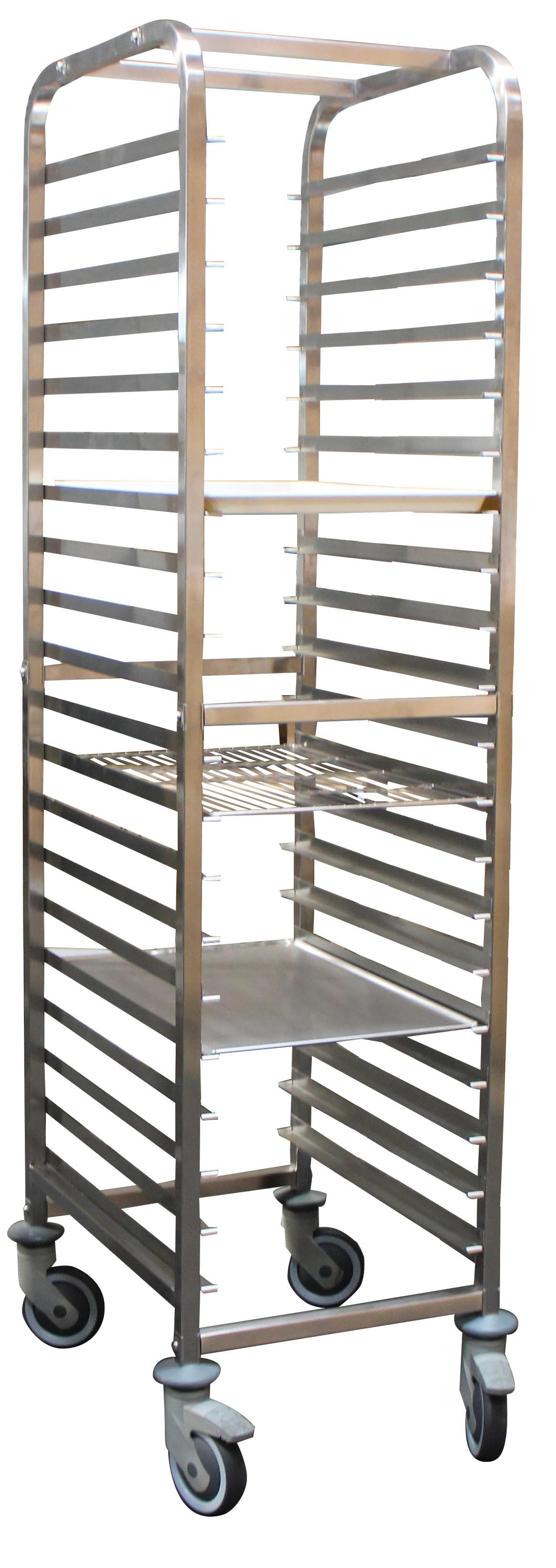 Échelle démontable L2G - 20 niveaux inox pour bacs GN 2/1