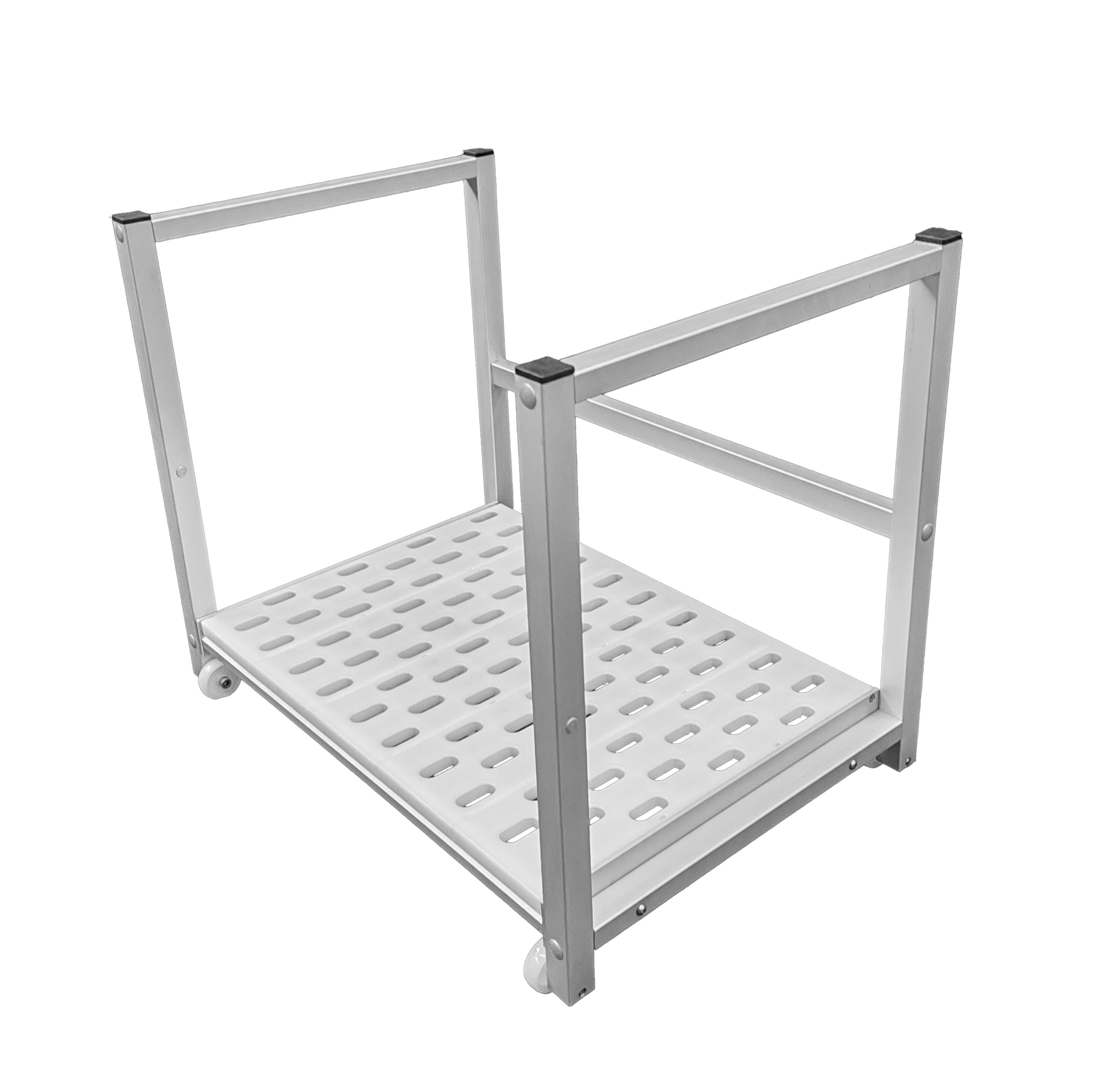 Rayonnage sous plonge roulant L2G - Stockage professionnel 120 kg