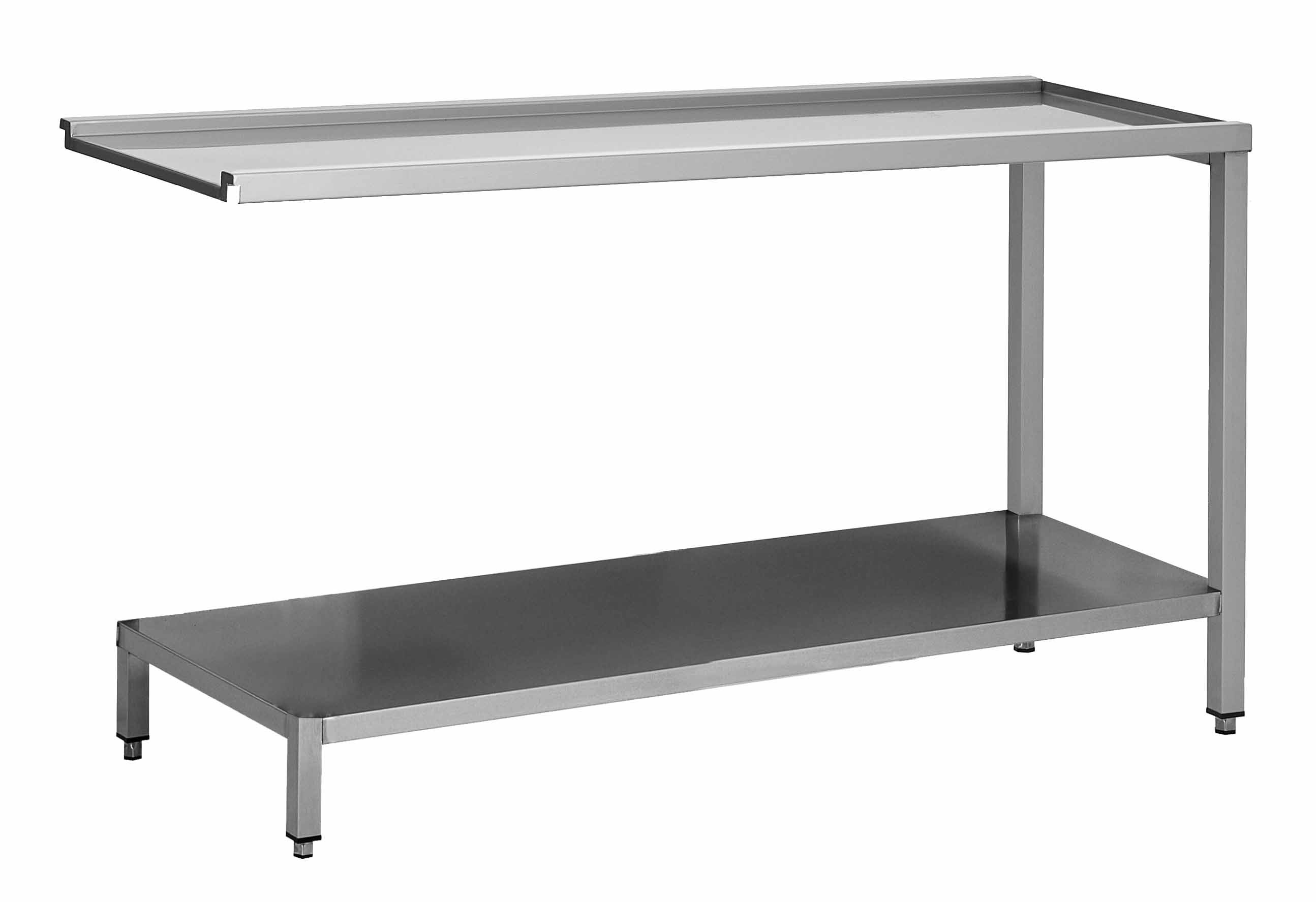 Table de sortie LV réversible L2G - Table inox pour lave-vaisselle
