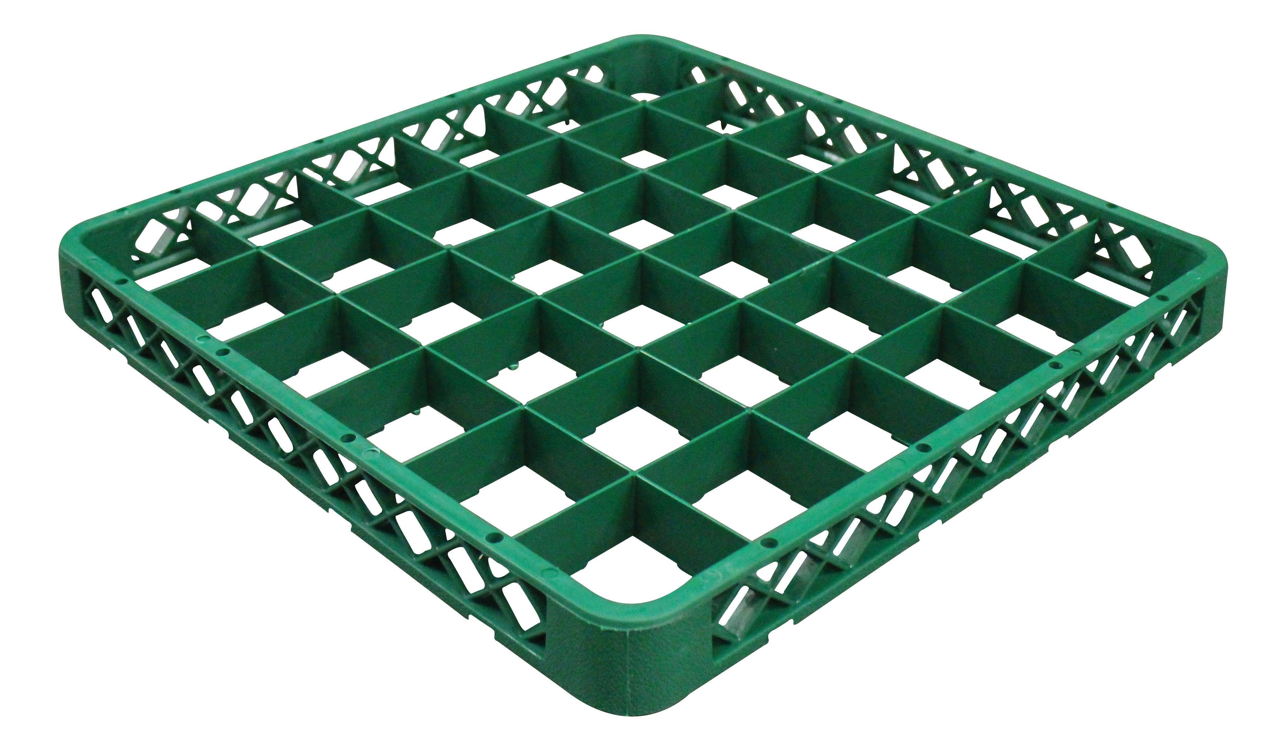 Réhausse pour casier à verres RG36 L2G - 36 compartiments verts