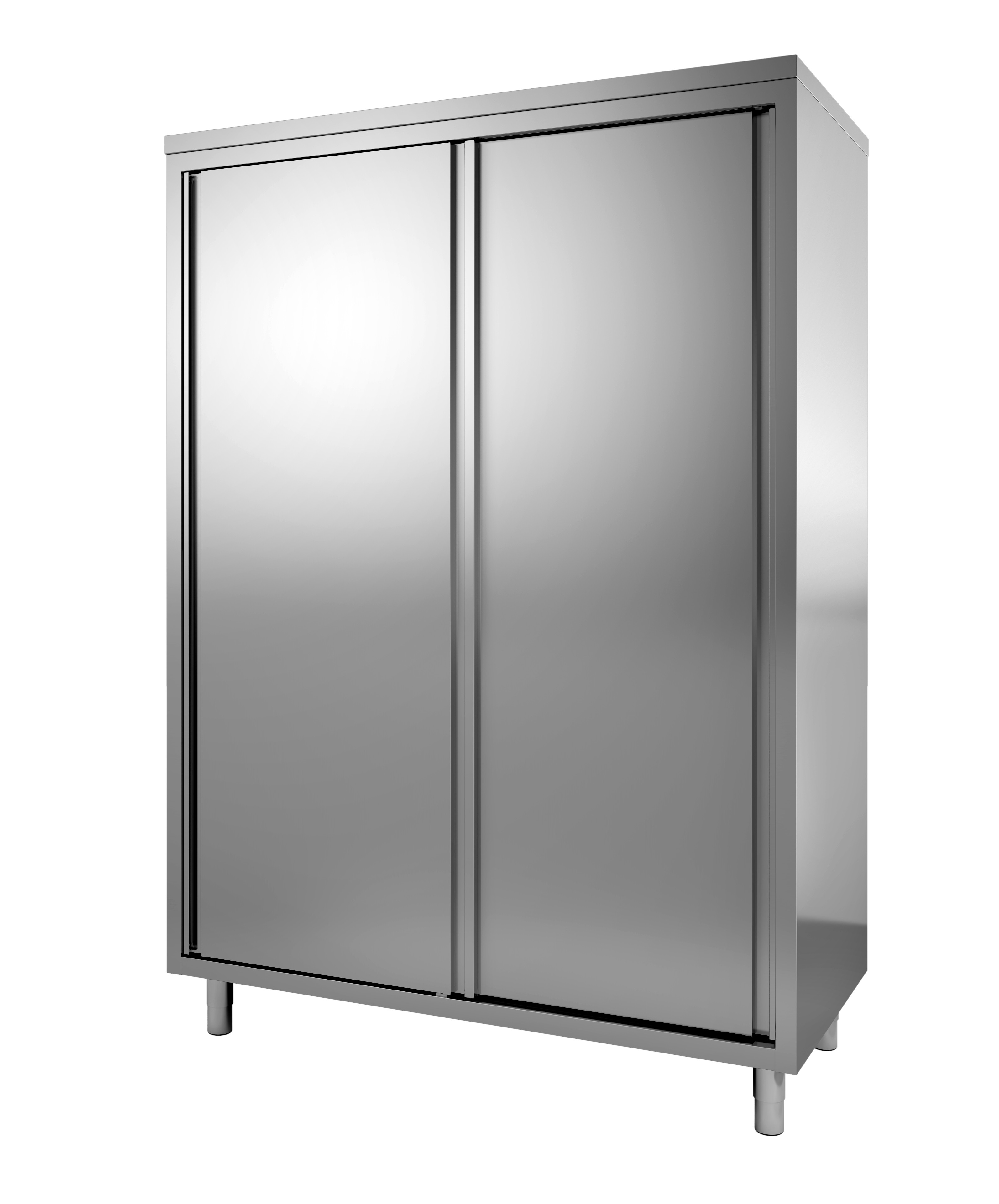 Armoire Inox L2G avec Portes Coulissantes Doublées - Stockage Pro