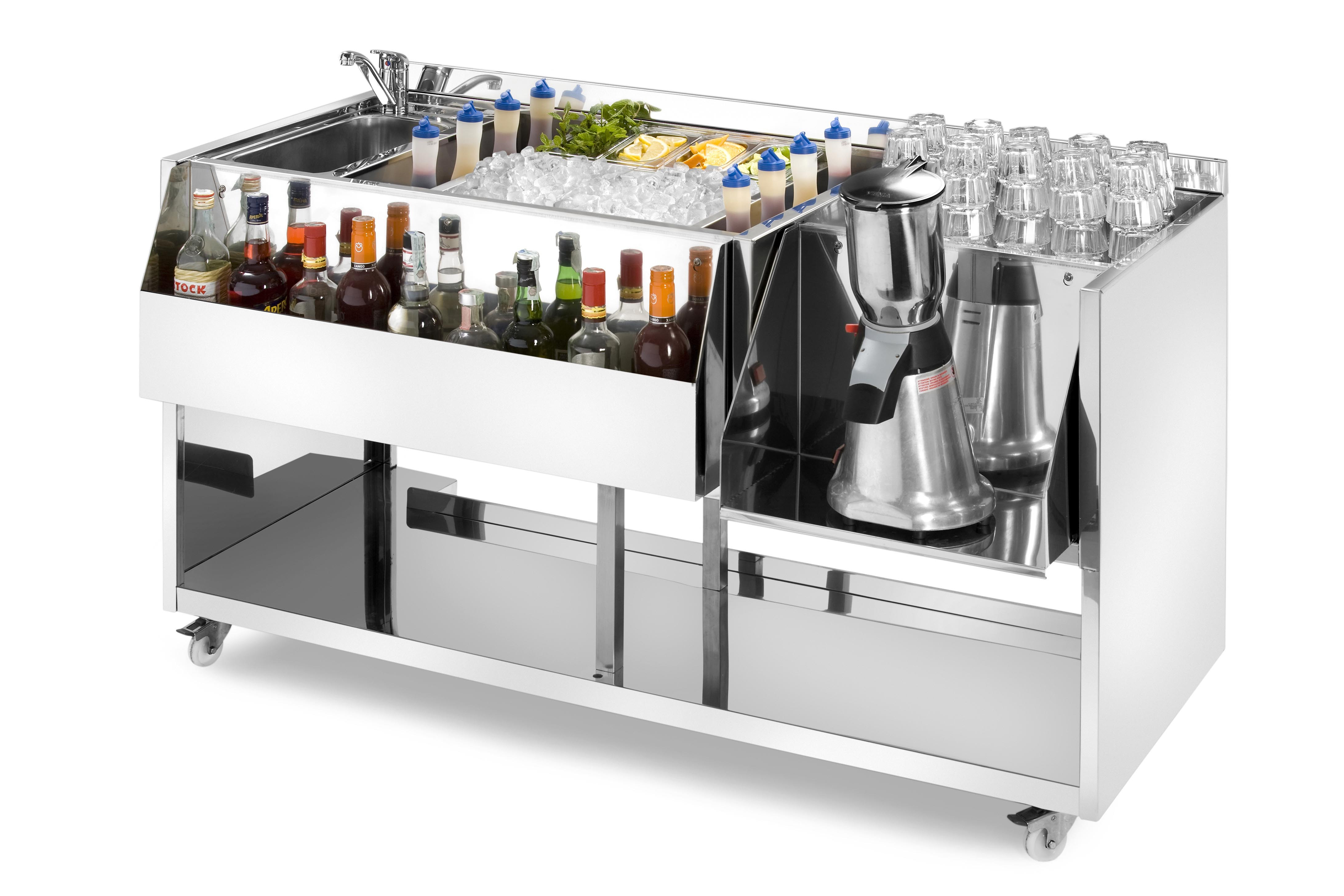 Station Cocktail XL L2G - 390 cocktails - Cuve à glaçons 42 kg