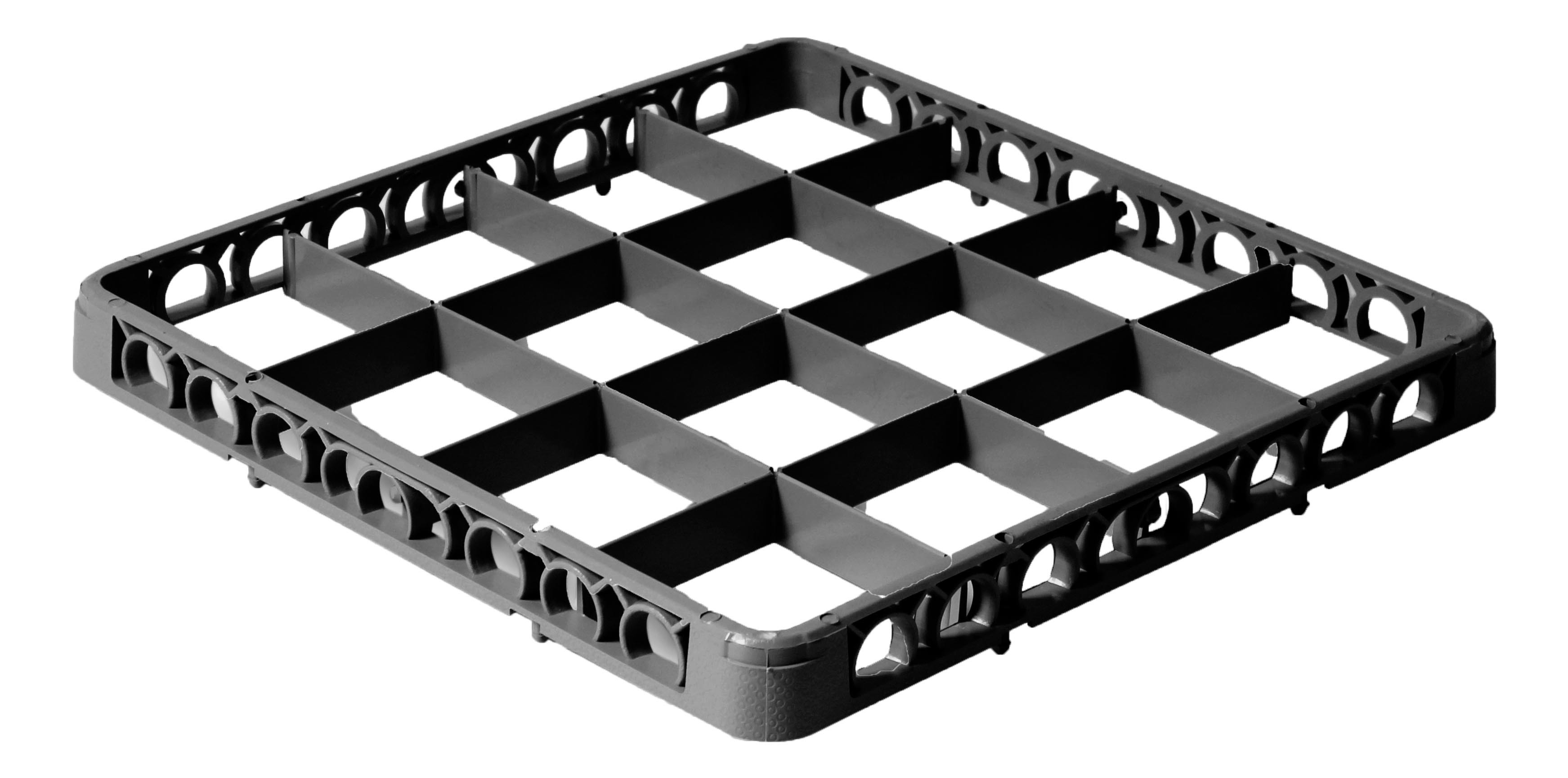 Rehausse L2G RG16 - 16 compartiments pour verres, structure renforcée