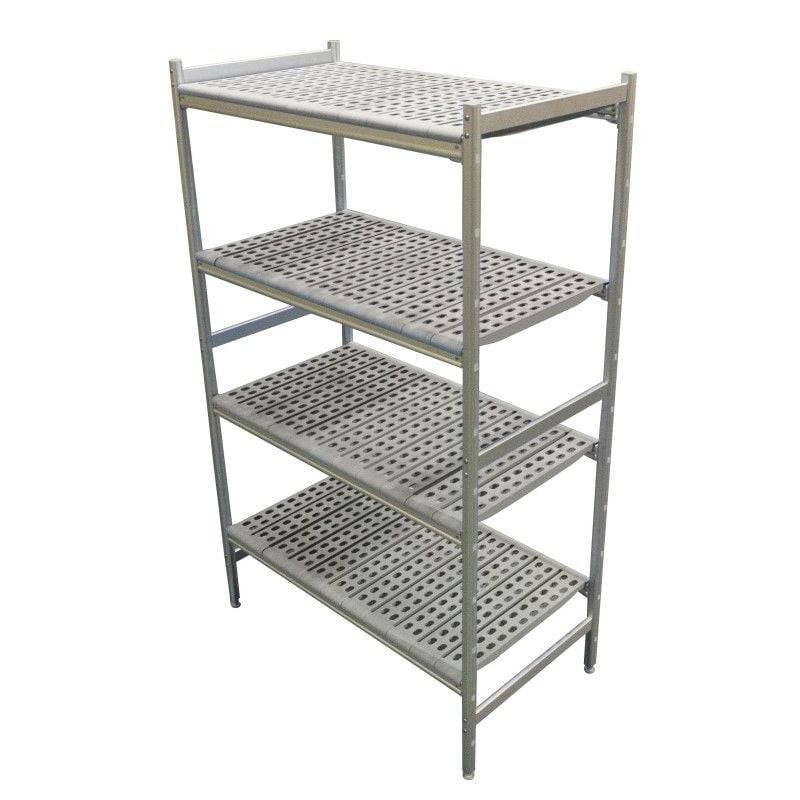 Rayonnage linéaire L2G 5 niveaux - Stockage professionnel en aluminium