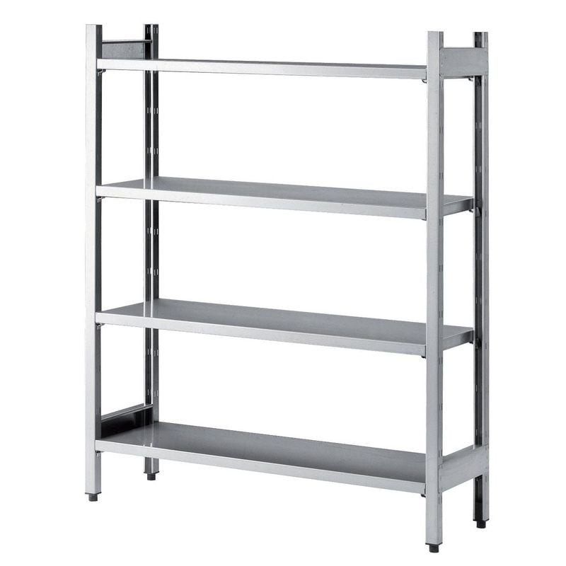 Casier inox 304 sur vérins L2G - Stockage batterie industriel robuste