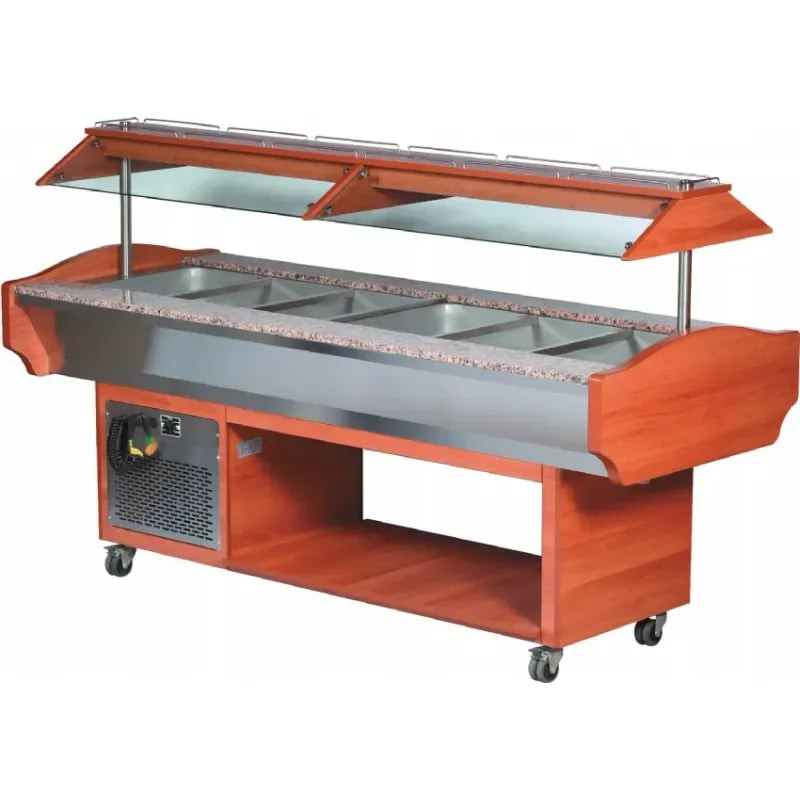 Buffet réfrigéré central L2G - Froid statique pour restauration