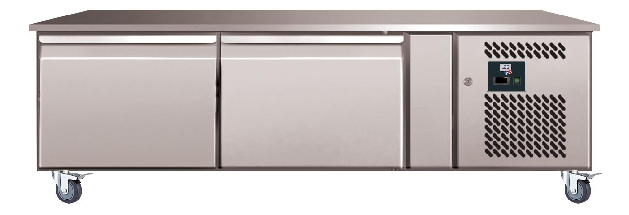 Soubassement réfrigéré L2G -2°C à +8°C - 172L inox professionnel