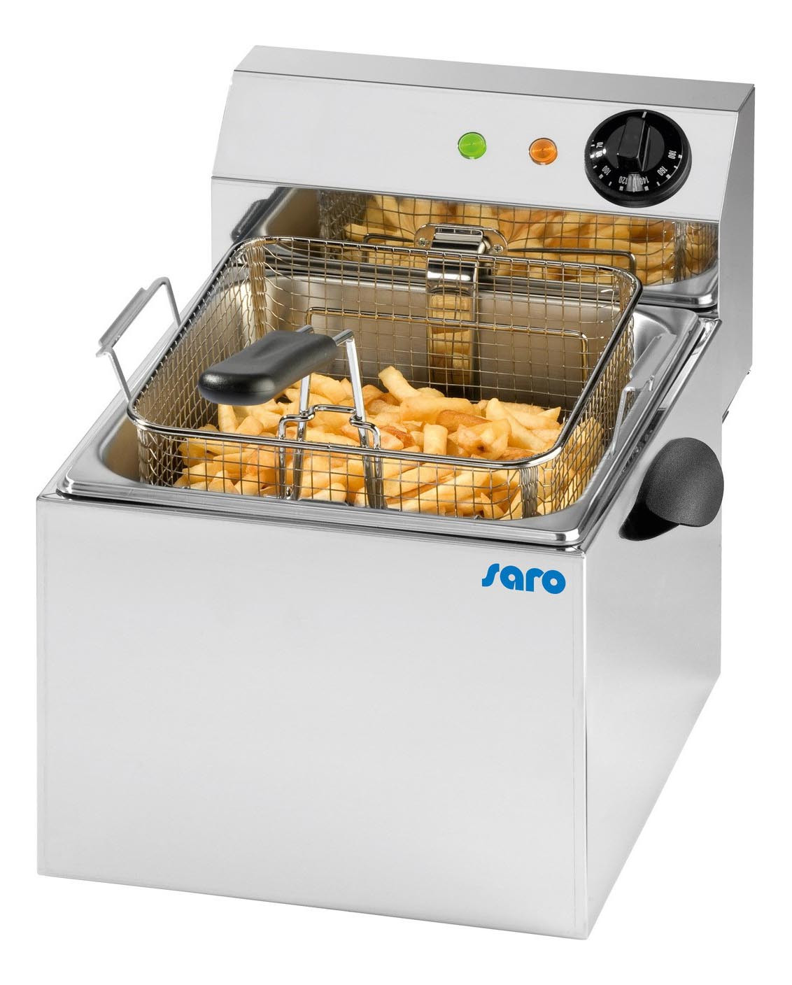Friteuse de table L2G 6L sans robinet - Inox professionnel - 3,25 kW