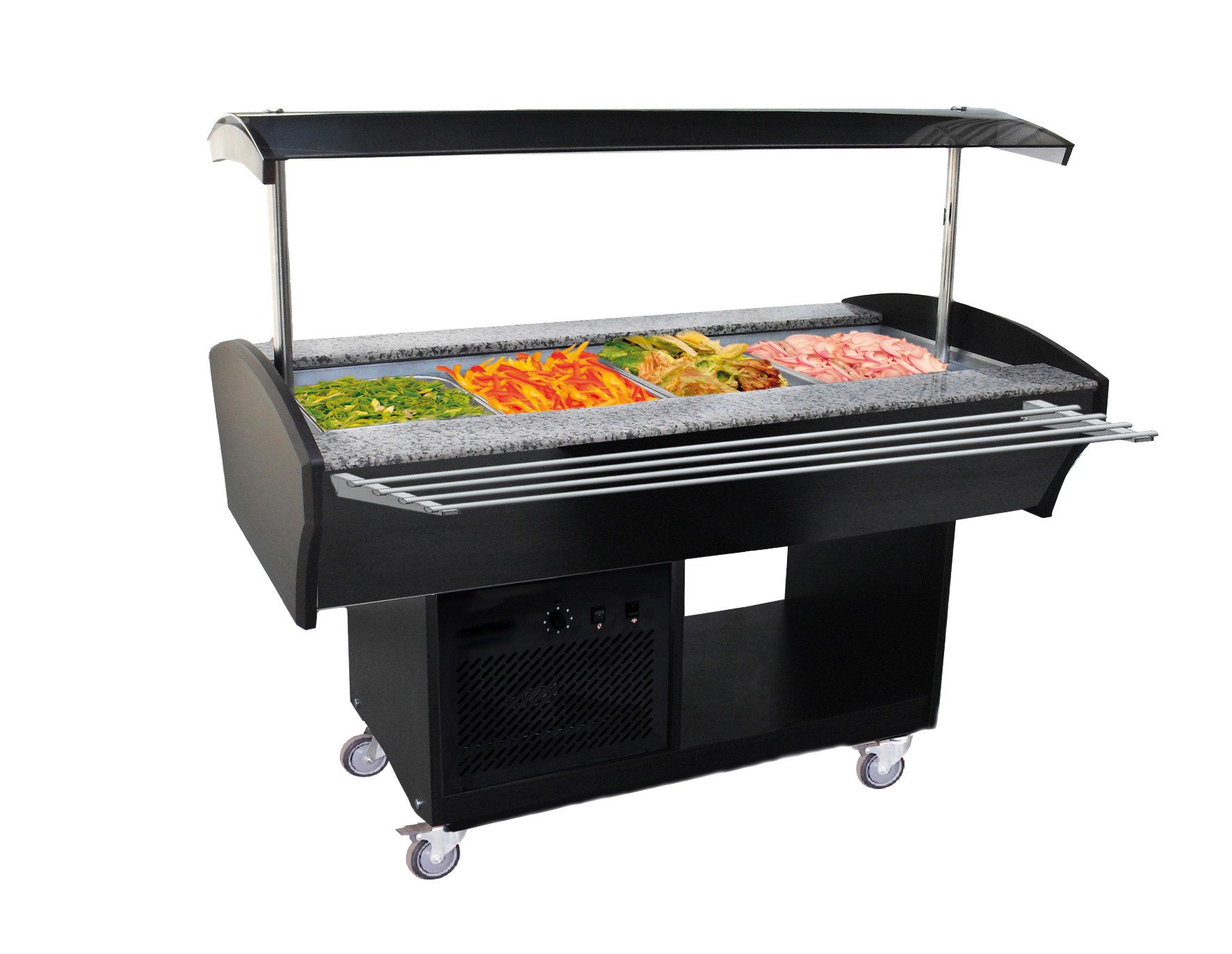 Buffet réfrigéré L2G central professionnel - Froid statique 0/+10°C