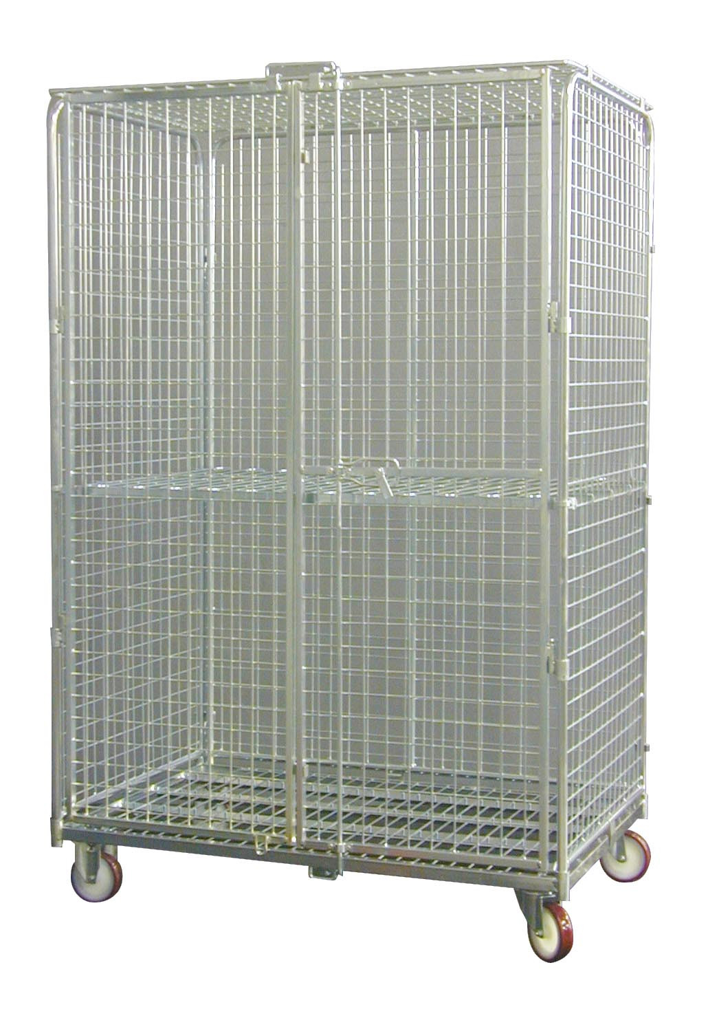 Roll Container L2G - Sécurité 2 Portes - Stockage Mobile 400kg