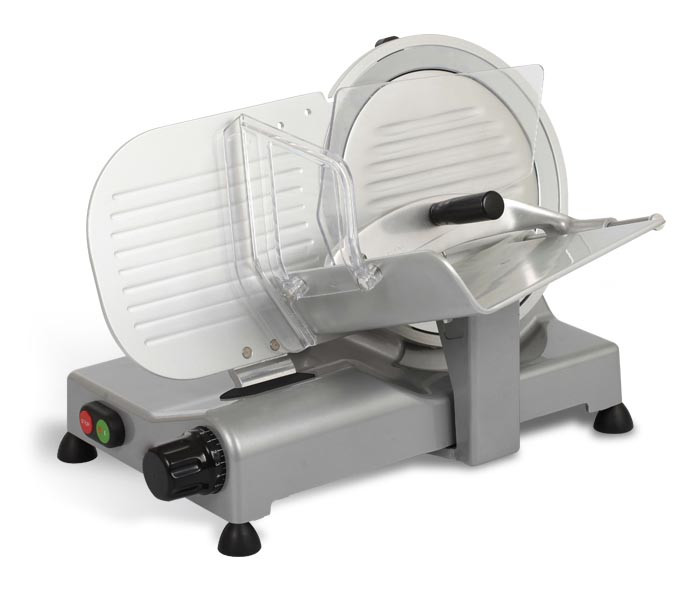 Trancheur aluminium L2G - Professionnel à courroie, lame 250mm, 230V