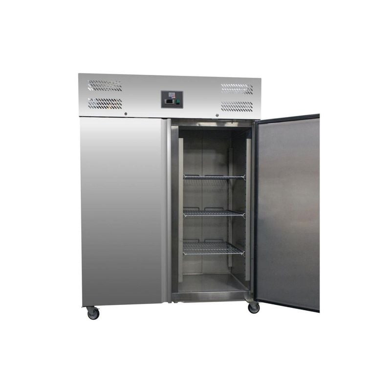 Armoire Réfrigérée Inox L2G 1410L -2/+8°C | Professionnelle 2 Portes