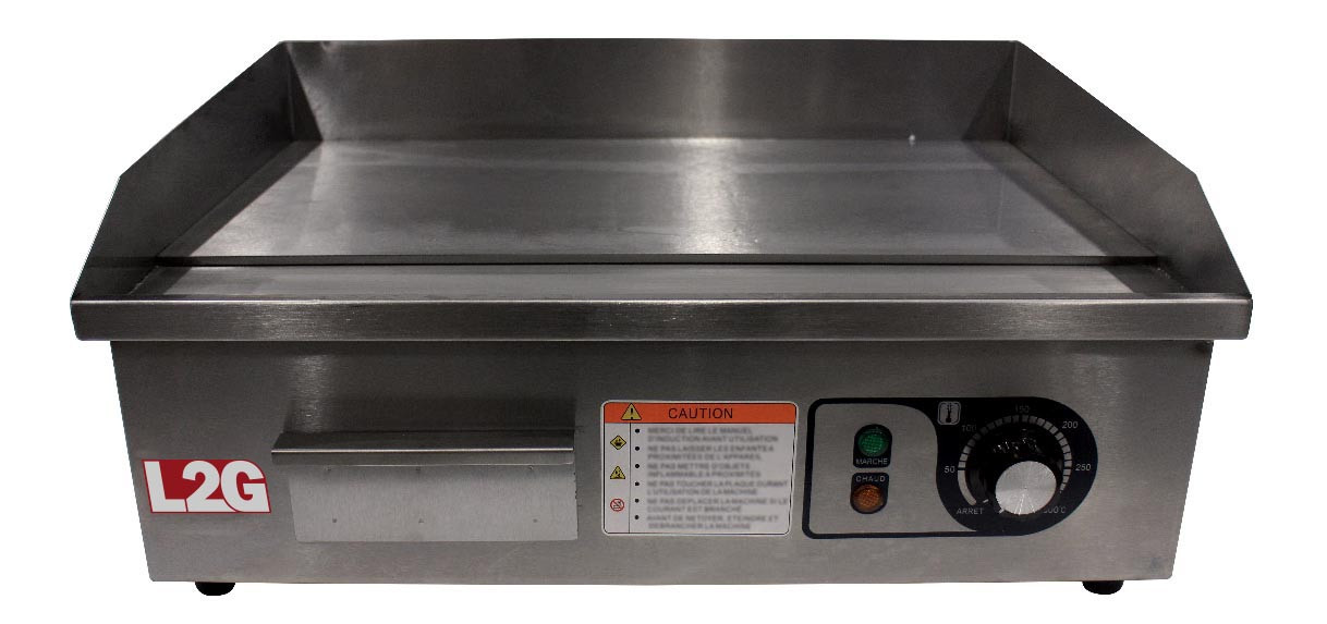 Plancha à Snacker Électrique L2G 540mm - Cuisson Professionnelle 3000W