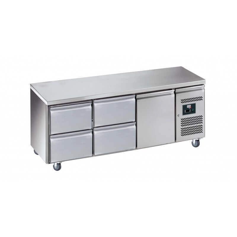 Desserte Réfrigérée Inox L2G GN3140TN - Température -2/+8°C - 465L