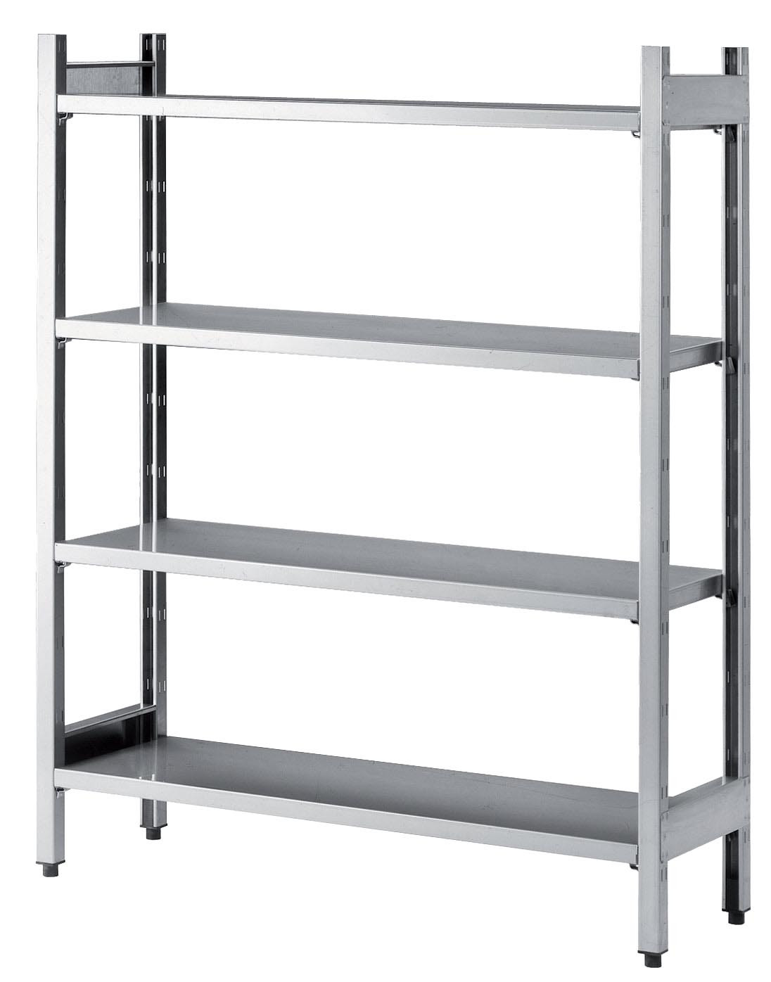 Casier L2G INOX 304 sur vérins - Stockage professionnel 250 kg/m²