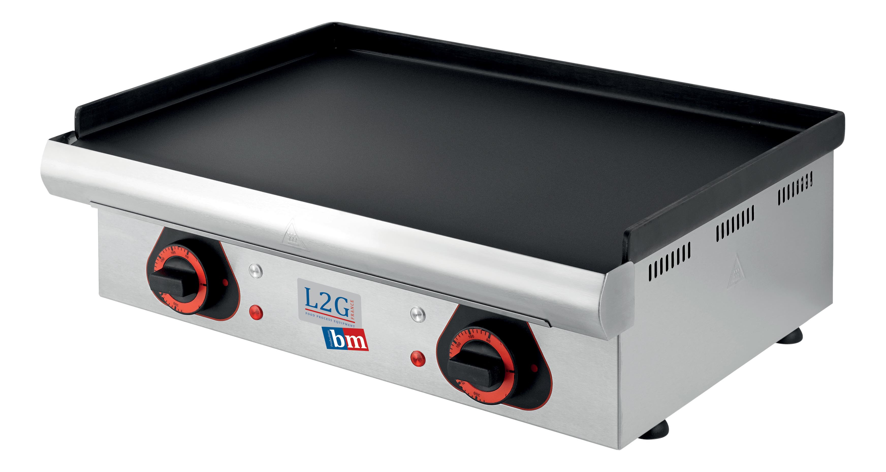 Plancha électrique L2G ECOEM-60PV - Acier alimentaire 6mm - 4kW