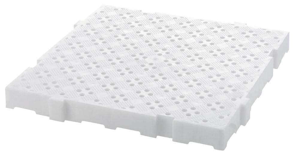 Caillebotis Blanc L2G - Clipsable Anti-Dérapant pour Cuisine Pro