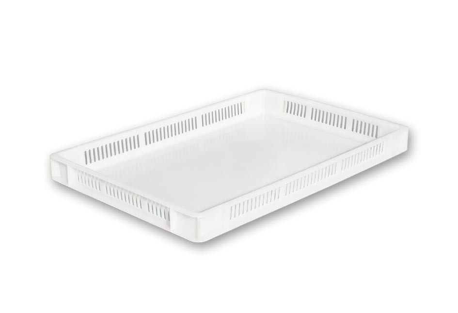 Caisse à pâtons L2G - Fond plein et parois ajourées pour boulangerie