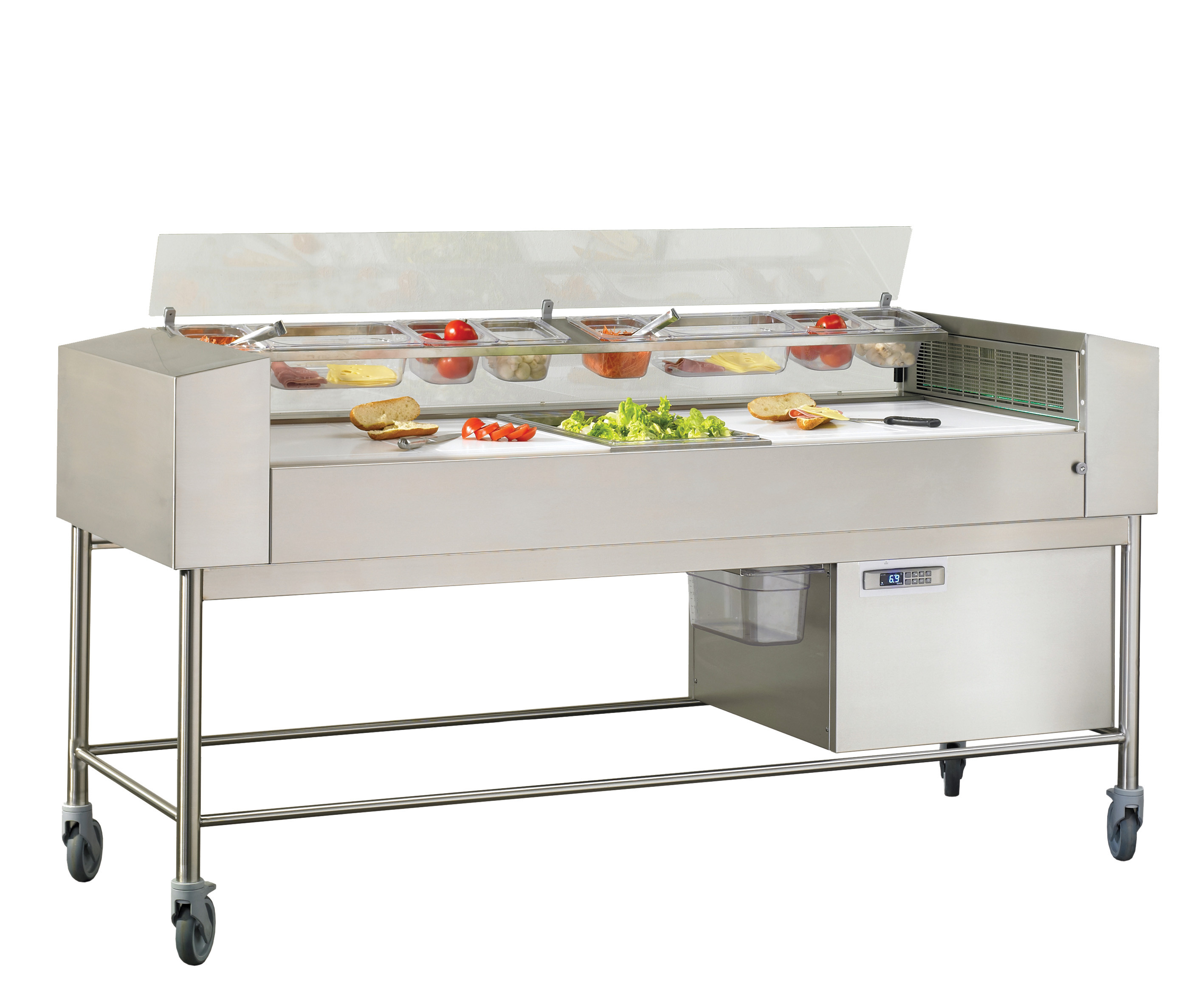 Table de préparation froide L2G TFL2090 - Flux laminaire HACCP