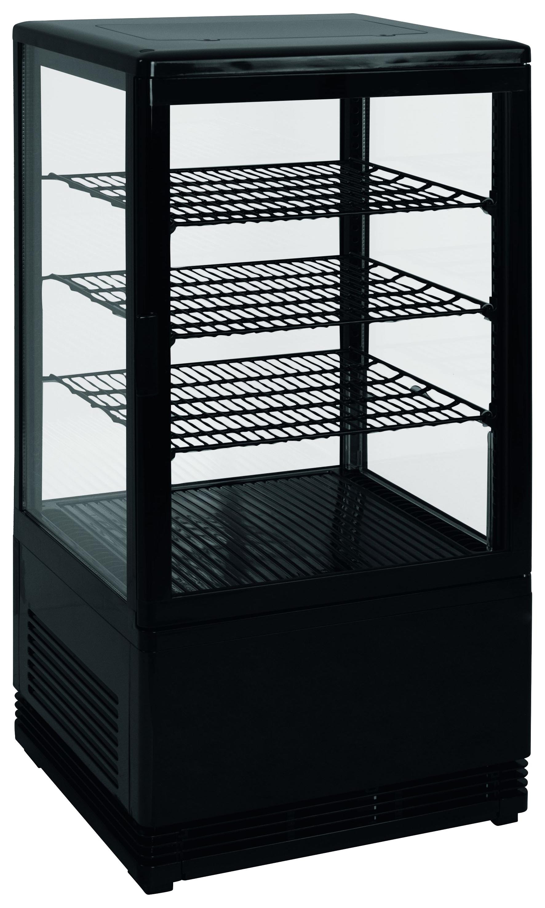 Vitrine Réfrigérée Noire L2G 68L - Conservation 0°C/+12°C