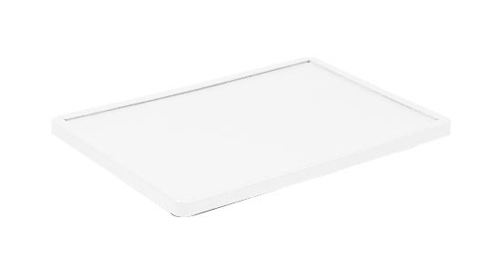 Couvercle blanc polypropylène L2G - Bacs gerbables 600x400 mm