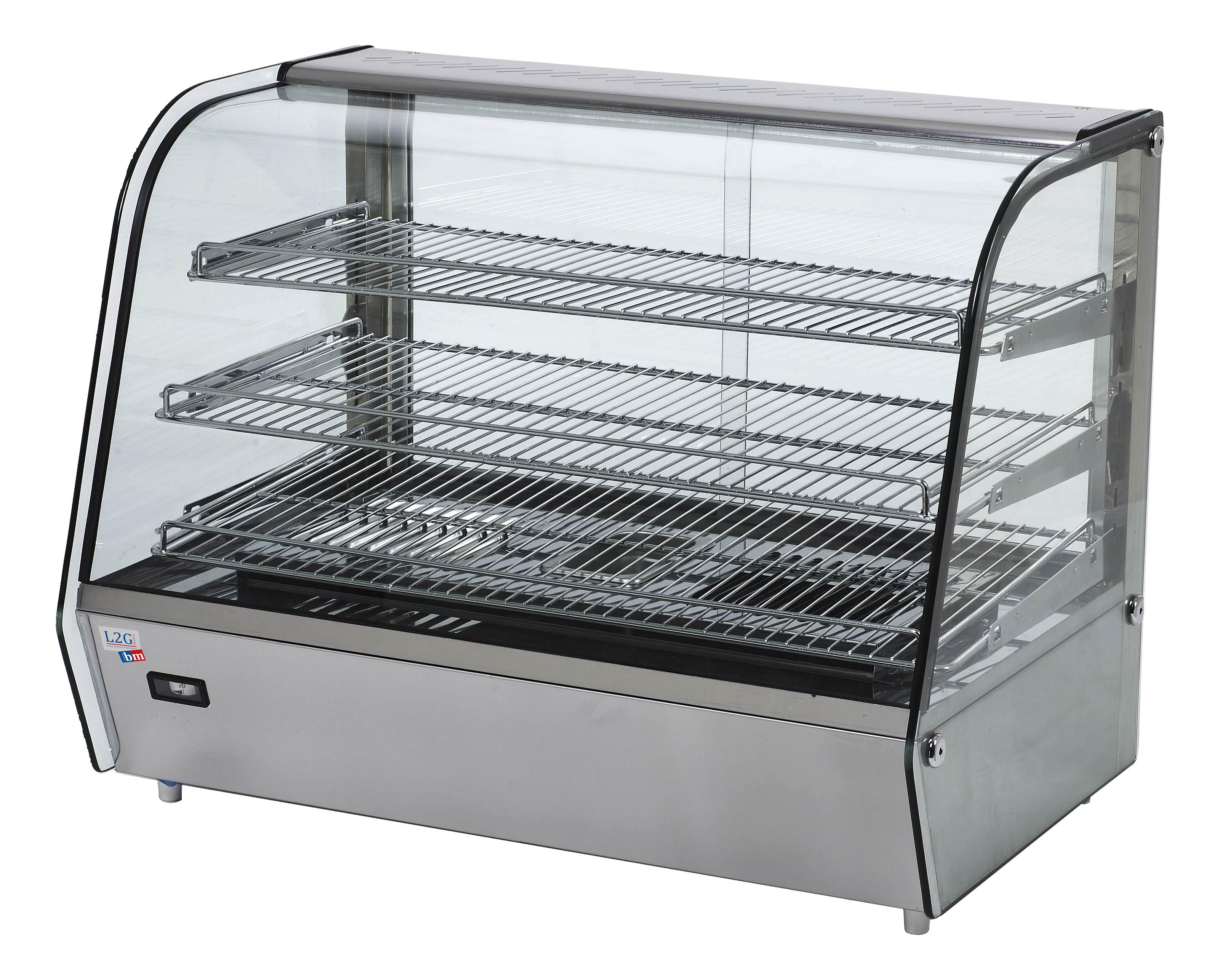 Vitrine chauffante L2G 160 litres - Plats chauds professionnels