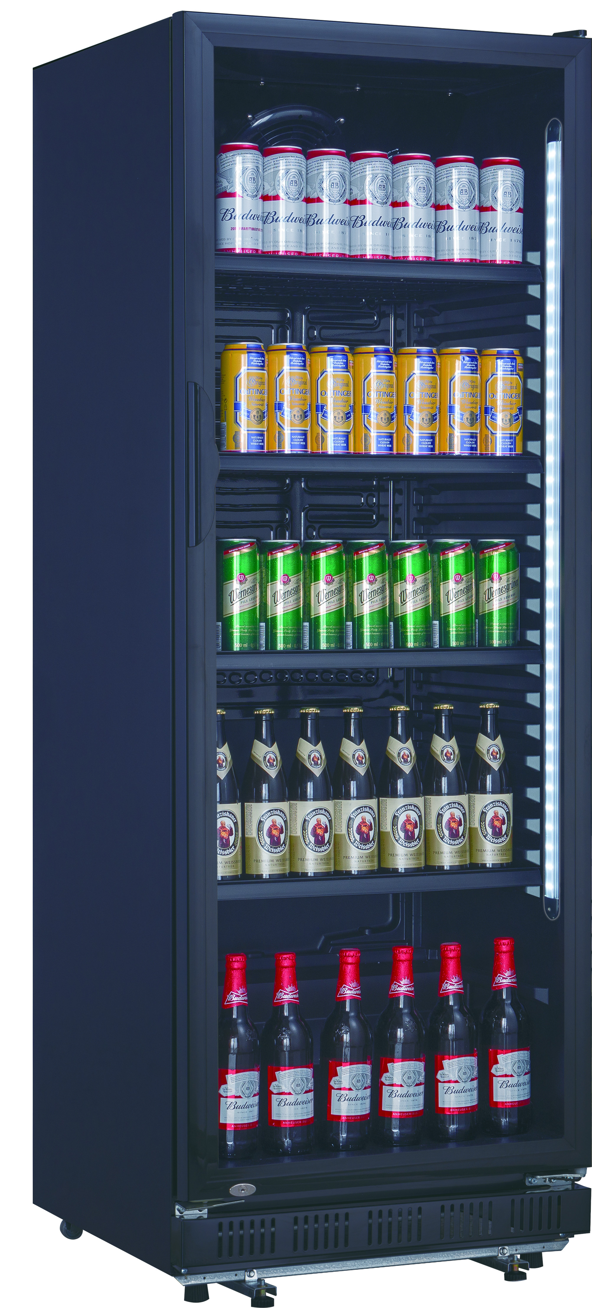 Vitrine à boissons L2G RJ-360 - Réfrigération assistée, 360L, 0/+10°C