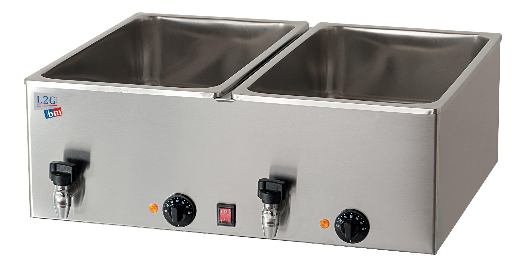 Bain-marie électrique L2G 2 cuves - Cuisine professionnelle CHR