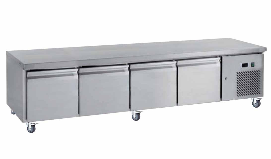 Soubassement réfrigéré L2G -2°C à +8°C pour cuisine professionnelle